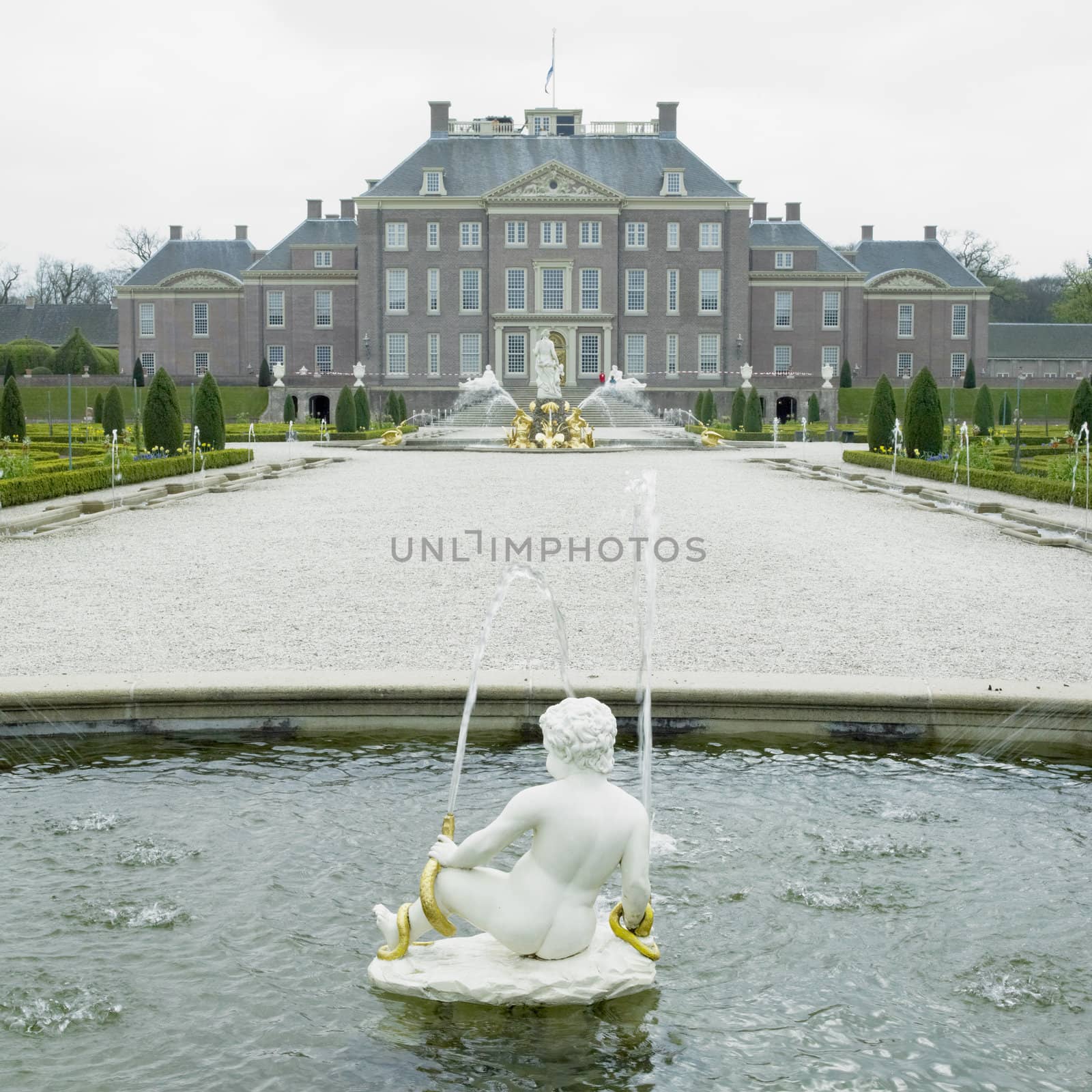 palace and gardens, Paleis Het Loo Castle near Apeldoorn, Netherlands