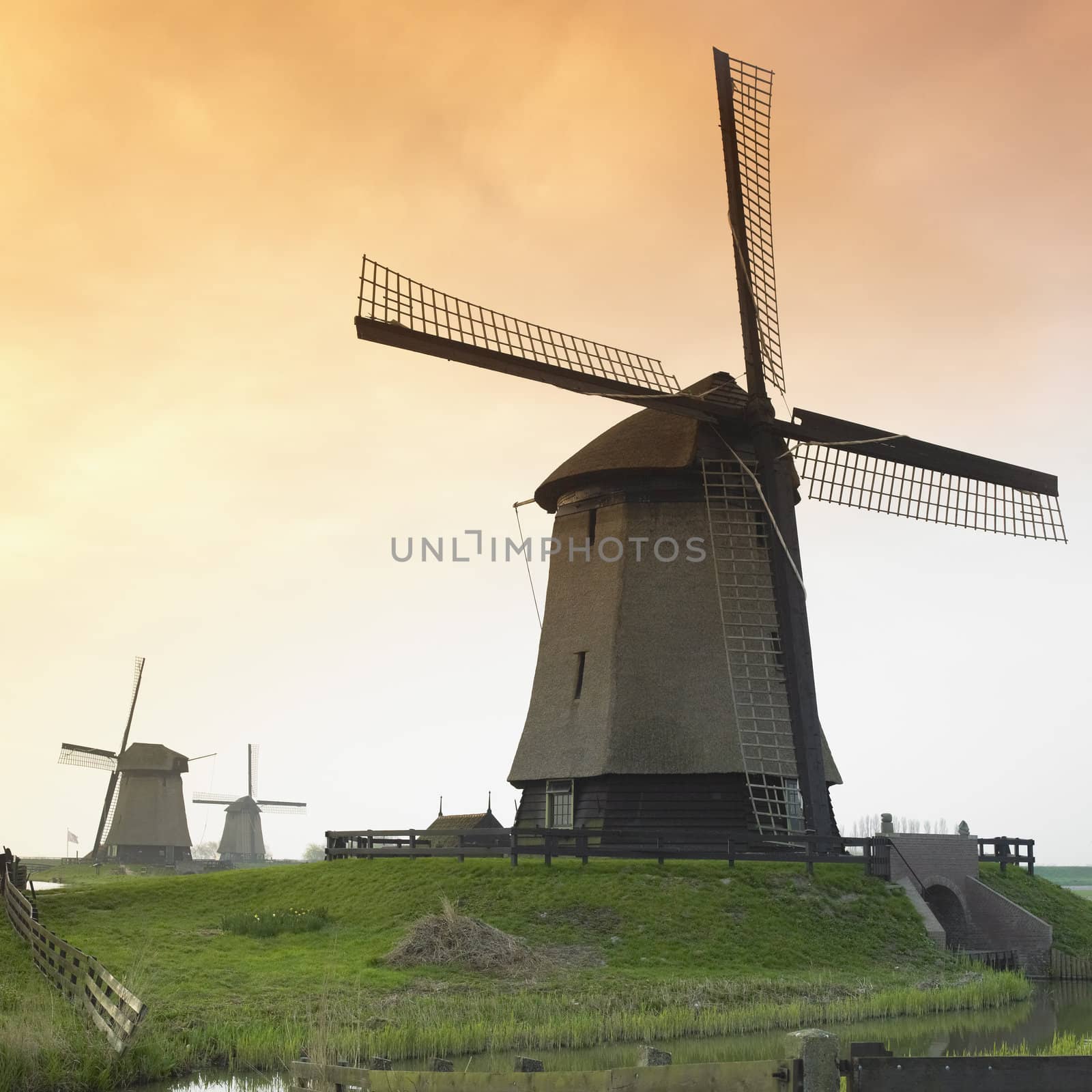 windmills near Schermerhorn, Netherlands