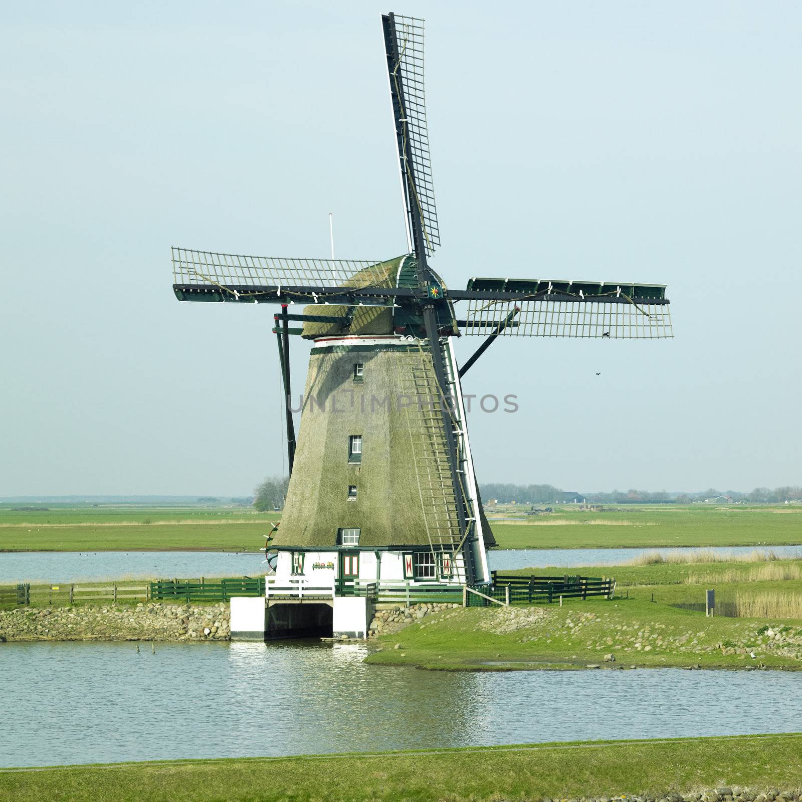 windmill, Texel Island, Netherlands