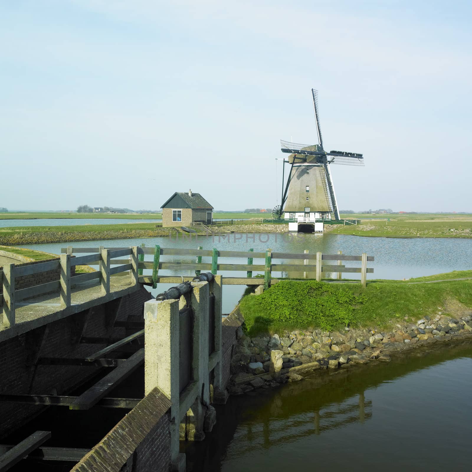 windmill, Texel Island, Netherlands