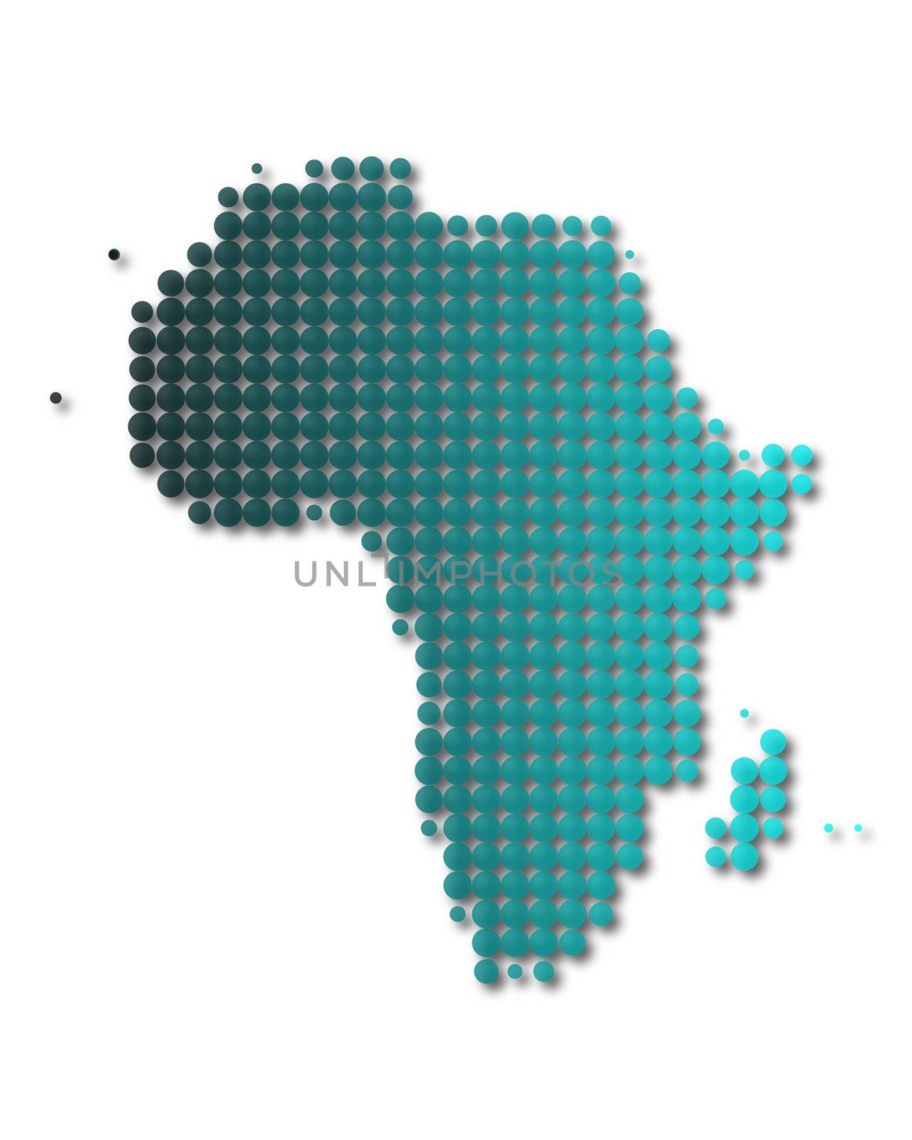 Map of Africa by rbiedermann