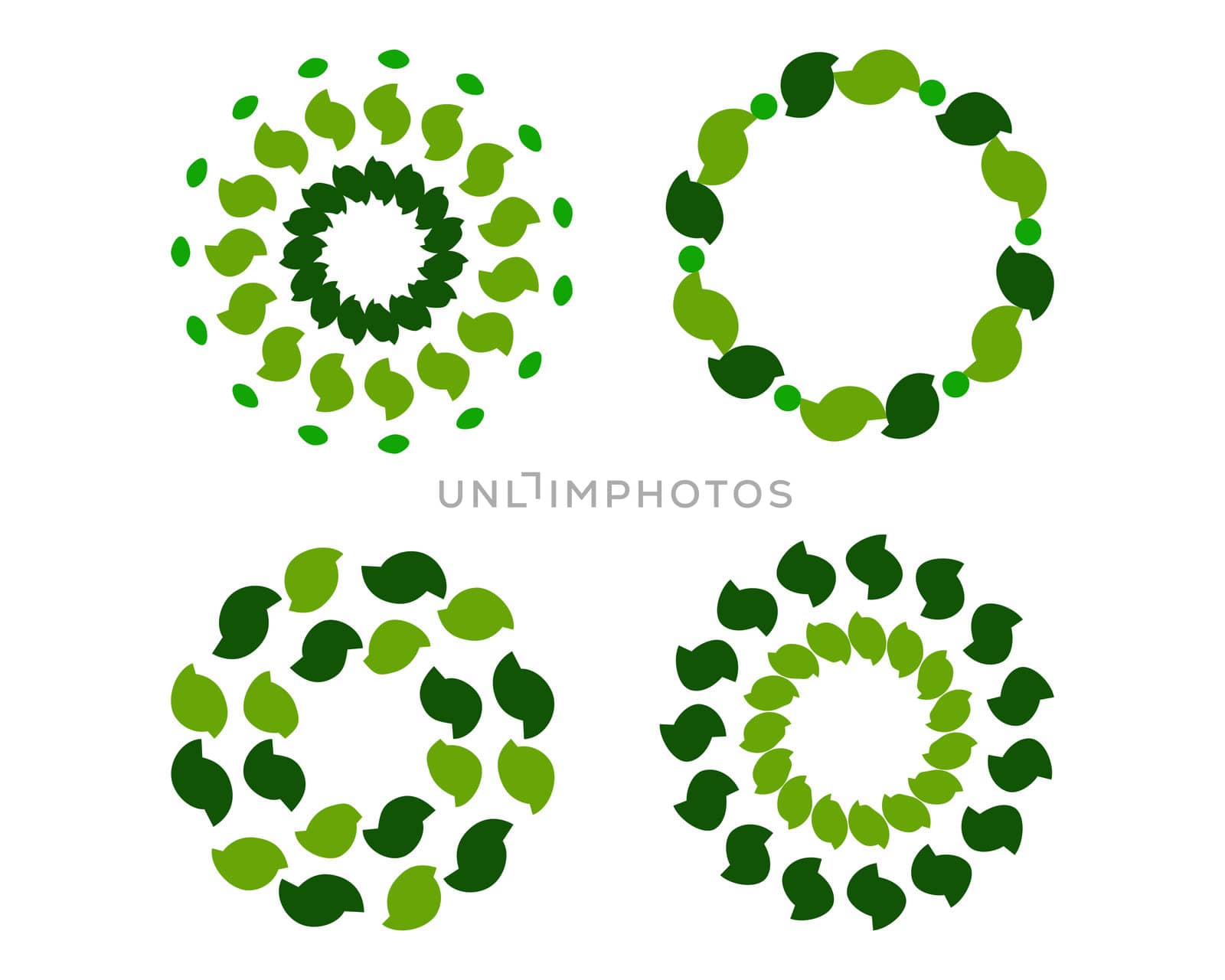 Green wreaths