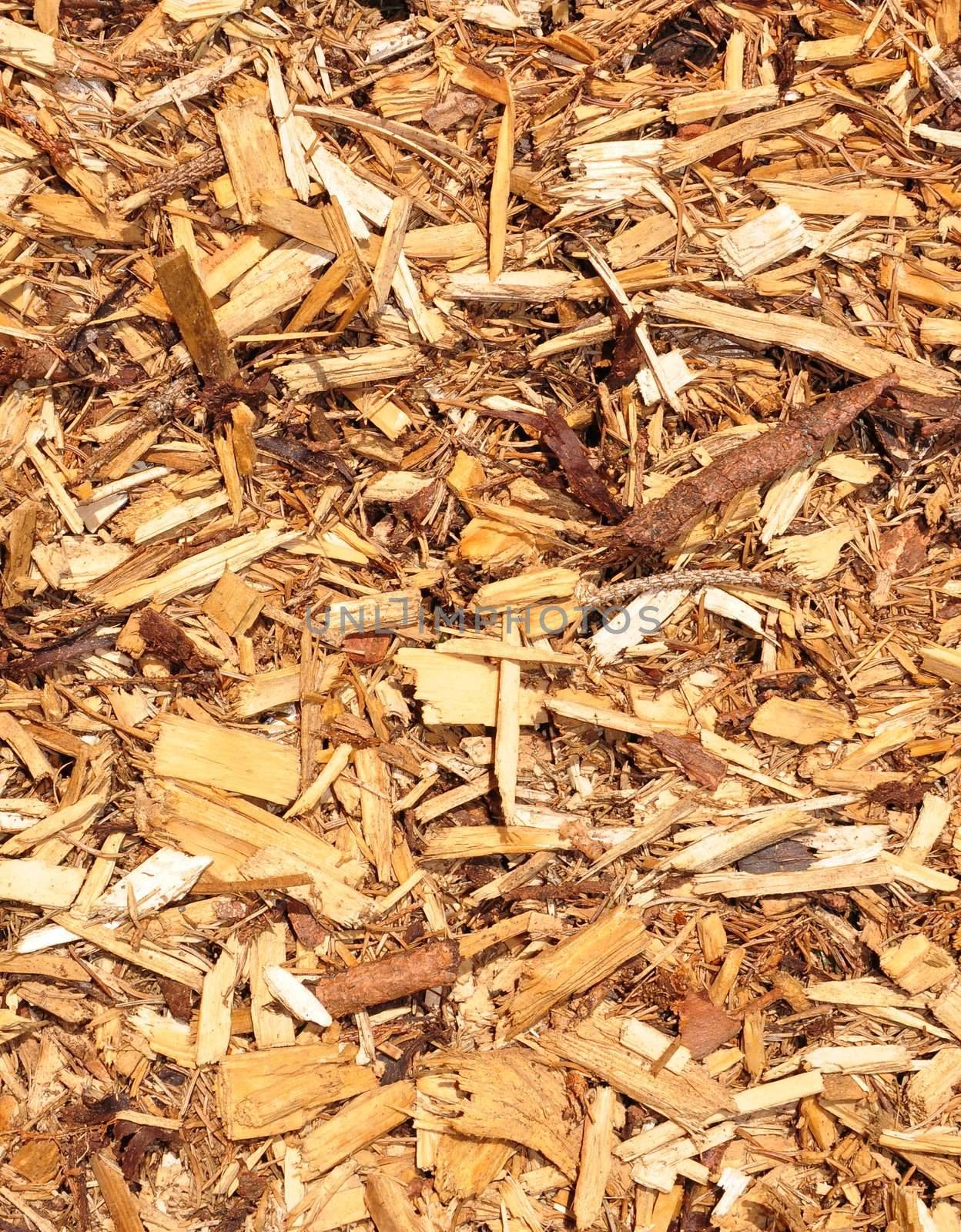 Wood chips by rbiedermann
