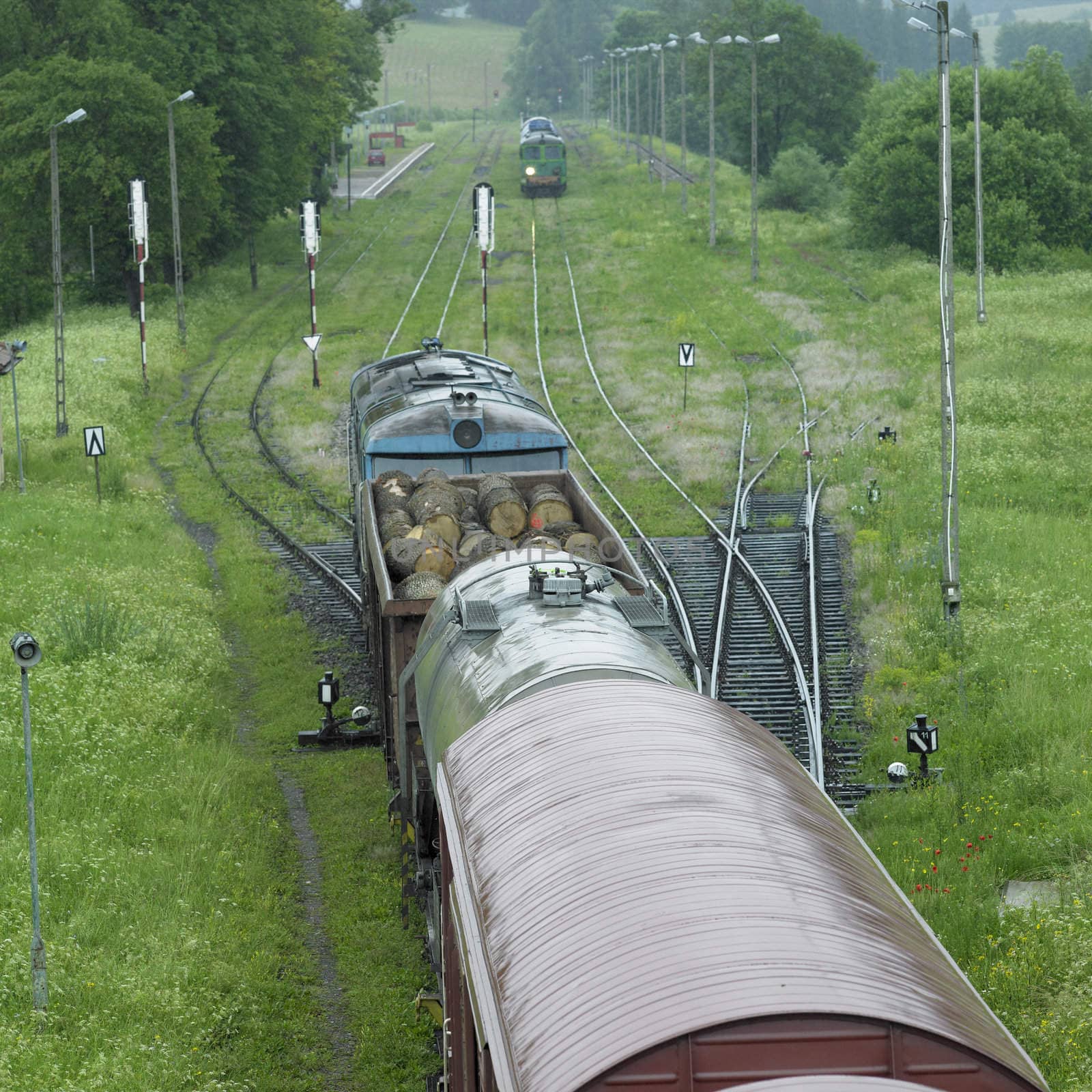 trains, Nowy Lupkow, Poland by phbcz
