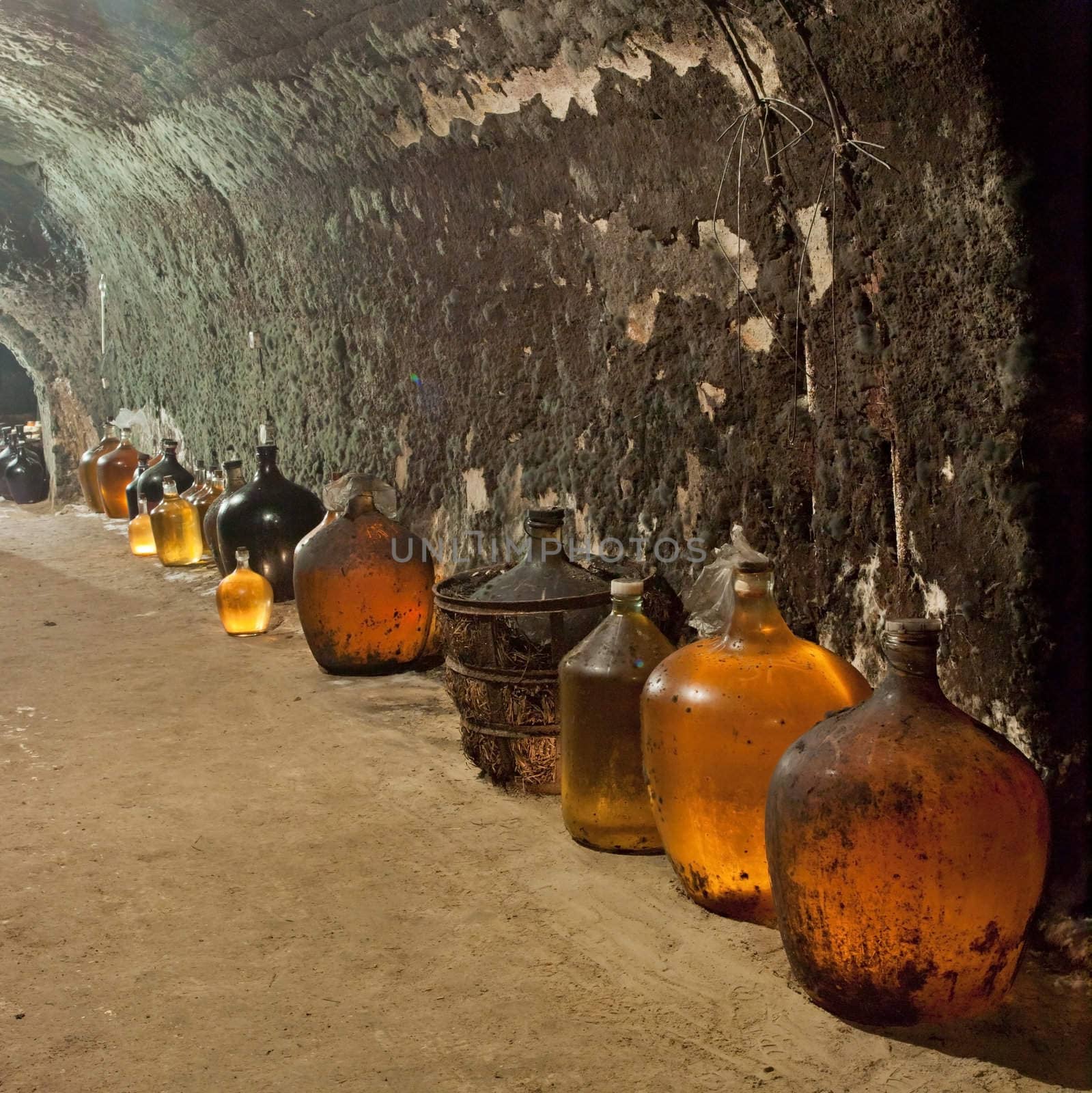 wine cellar, Vrba Winery, Vrbovec, Czech Republic