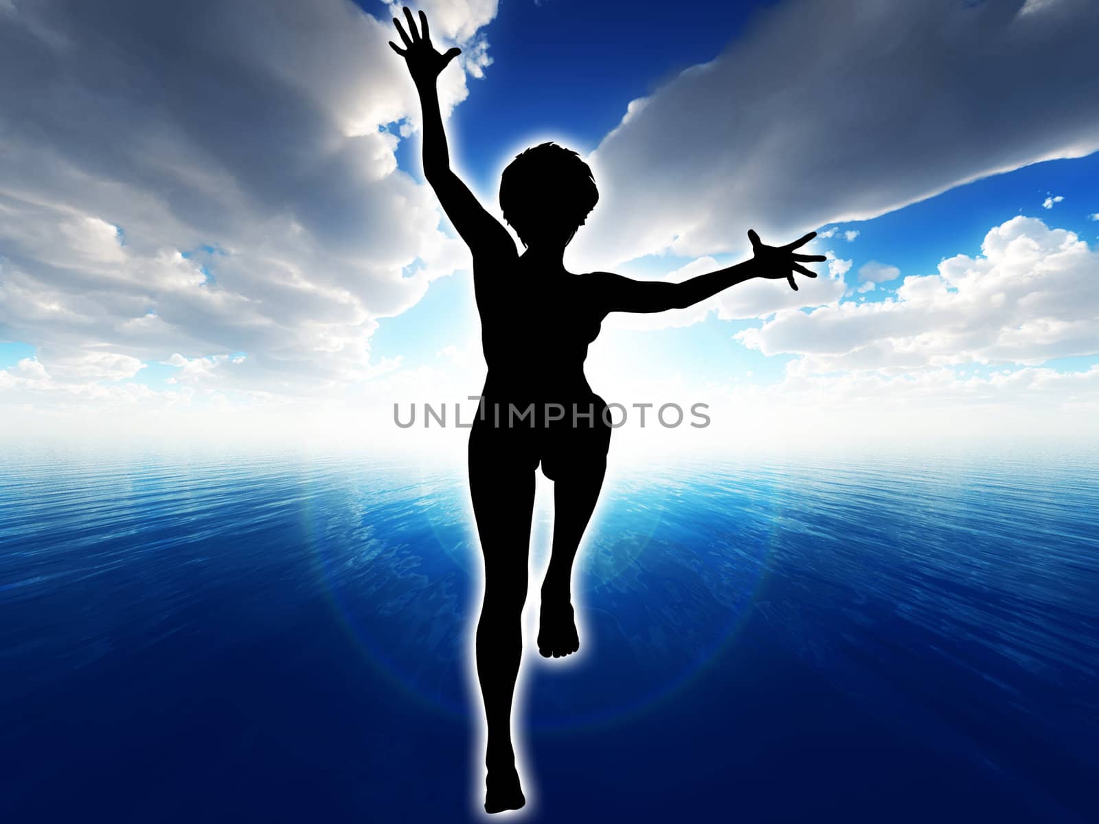 Concept image about reaching for potential.