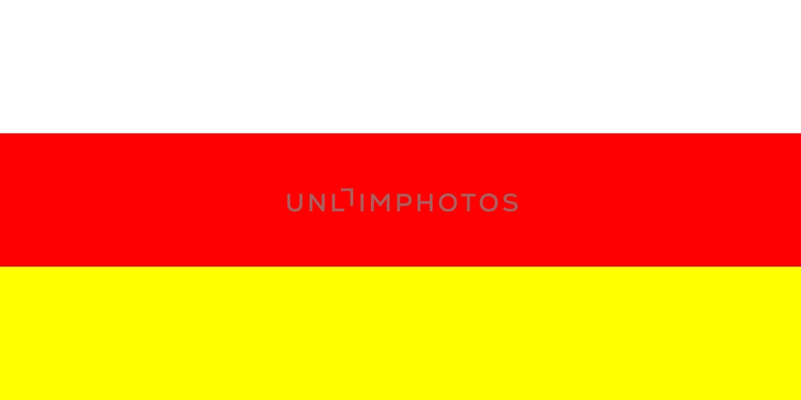 The national flag of South Ossetia by claudiodivizia