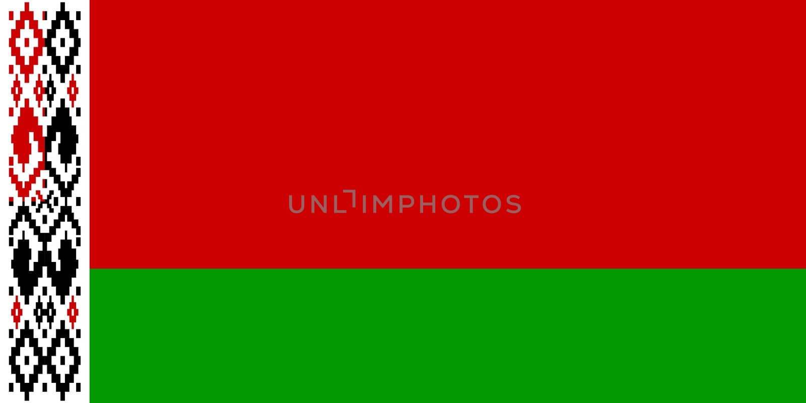 The national flag of Belarus by claudiodivizia