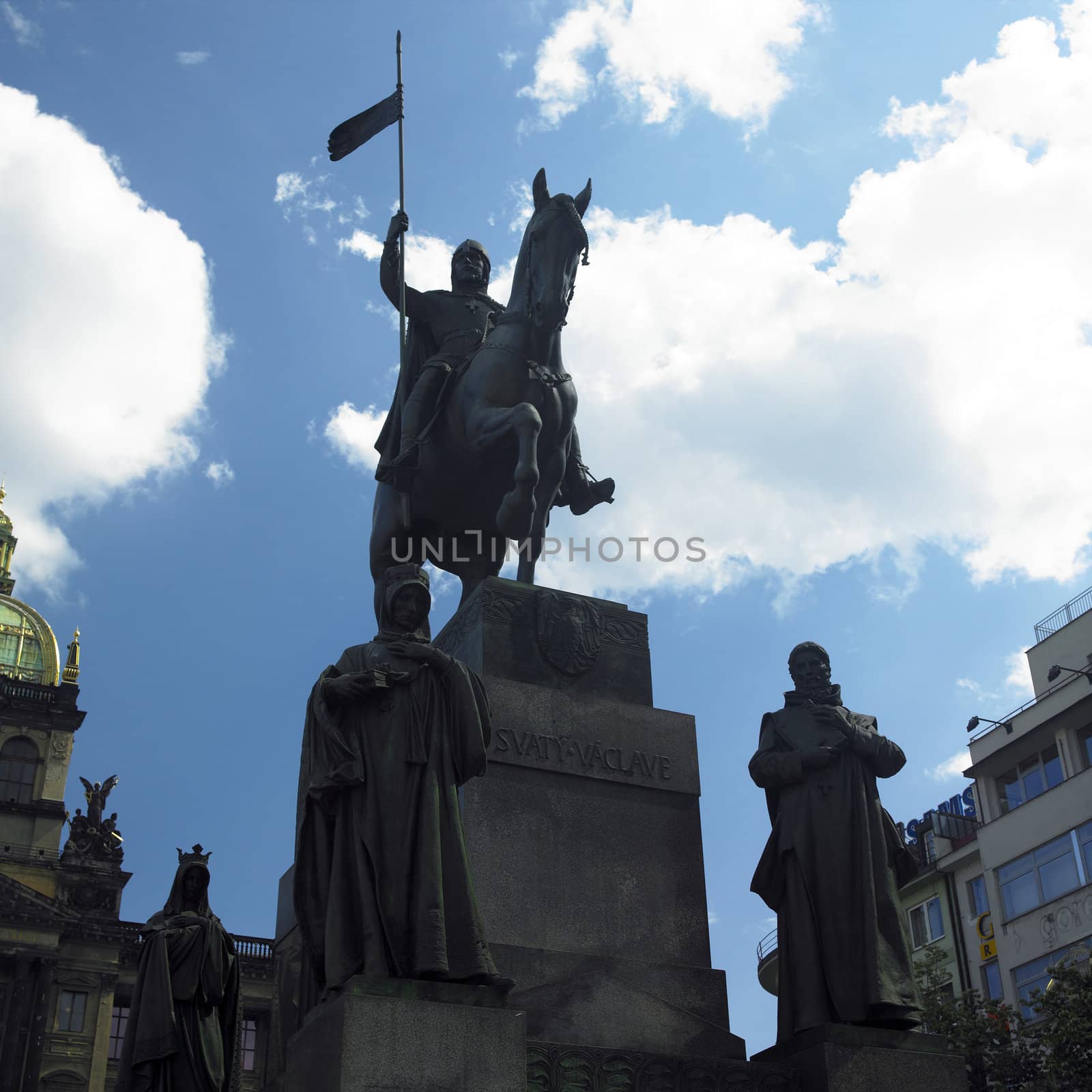 St. Wenceslaw statue, Prague, Czech Republic by phbcz