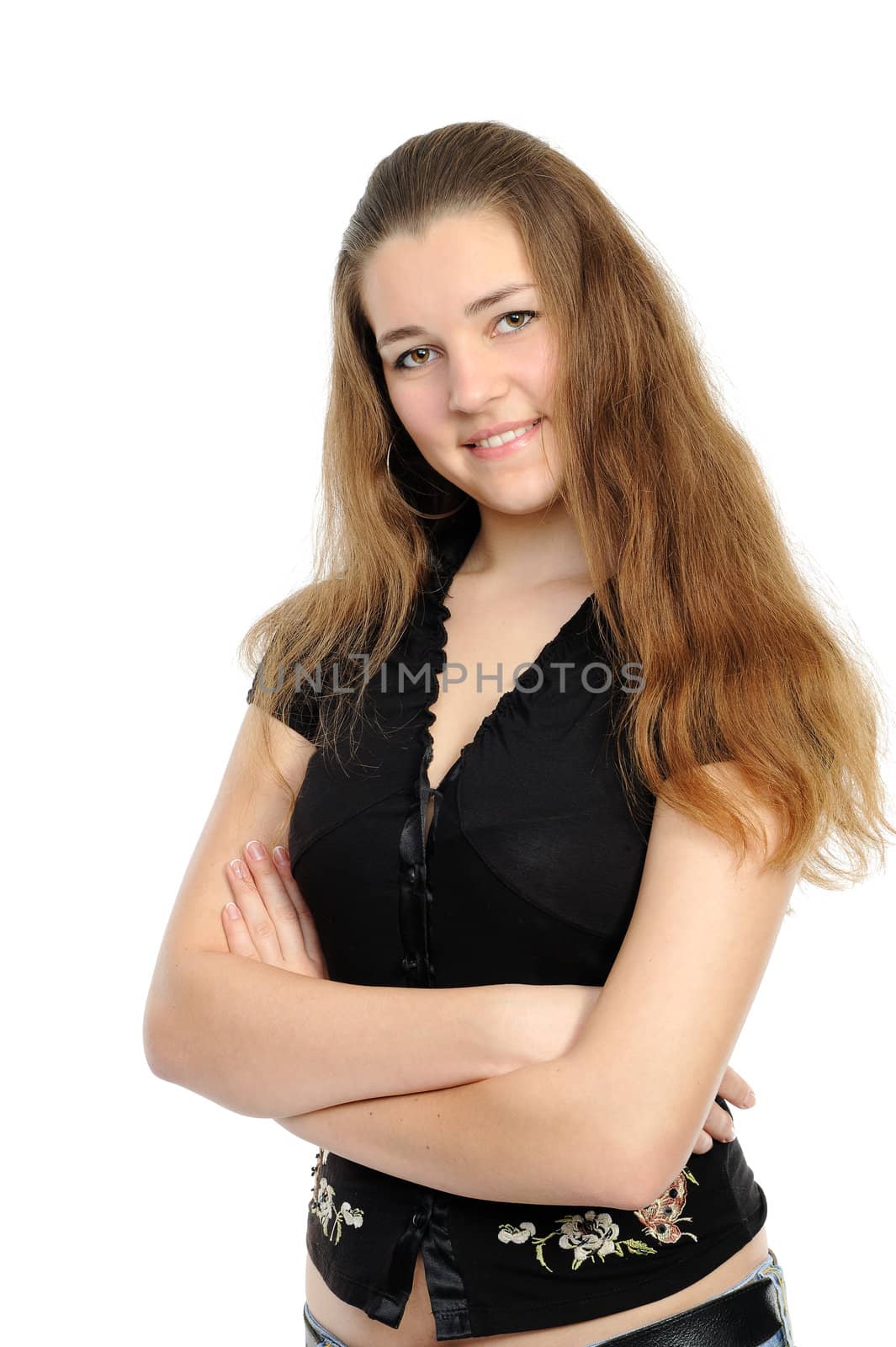 Portrait of a beautiful young woman
