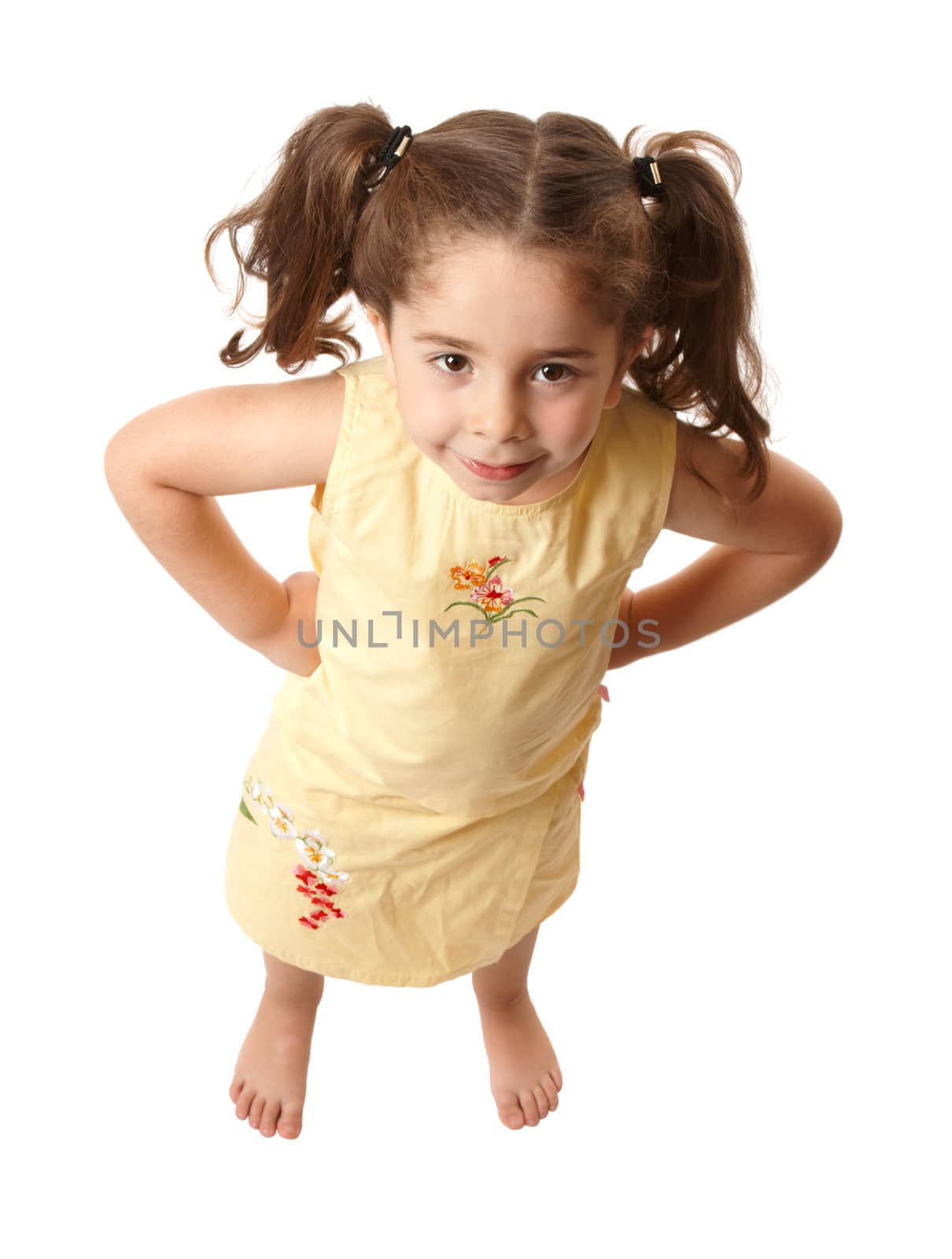 Little girl with attitide hands on hips by lovleah