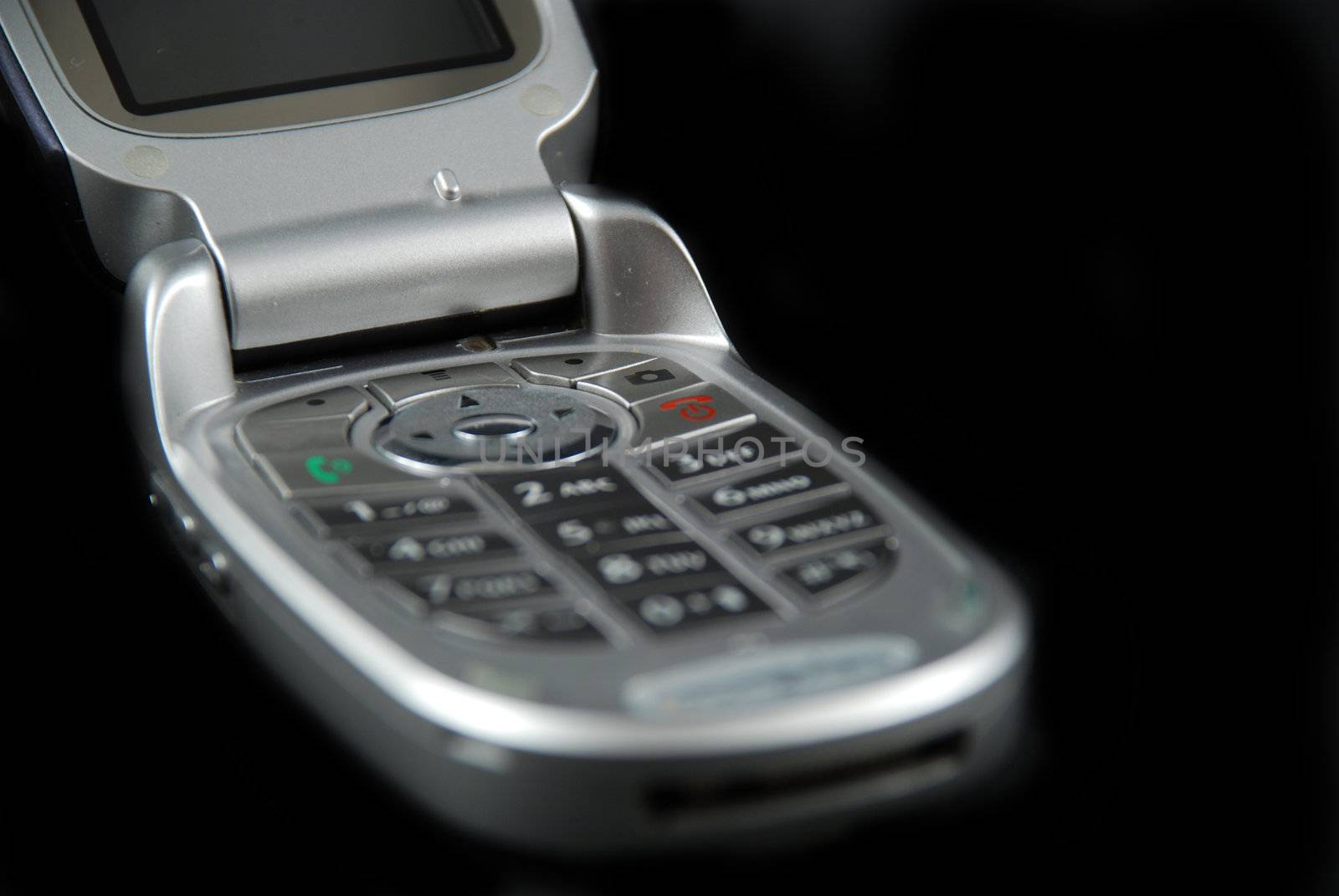 stock pictures of the components for a typical cell phone