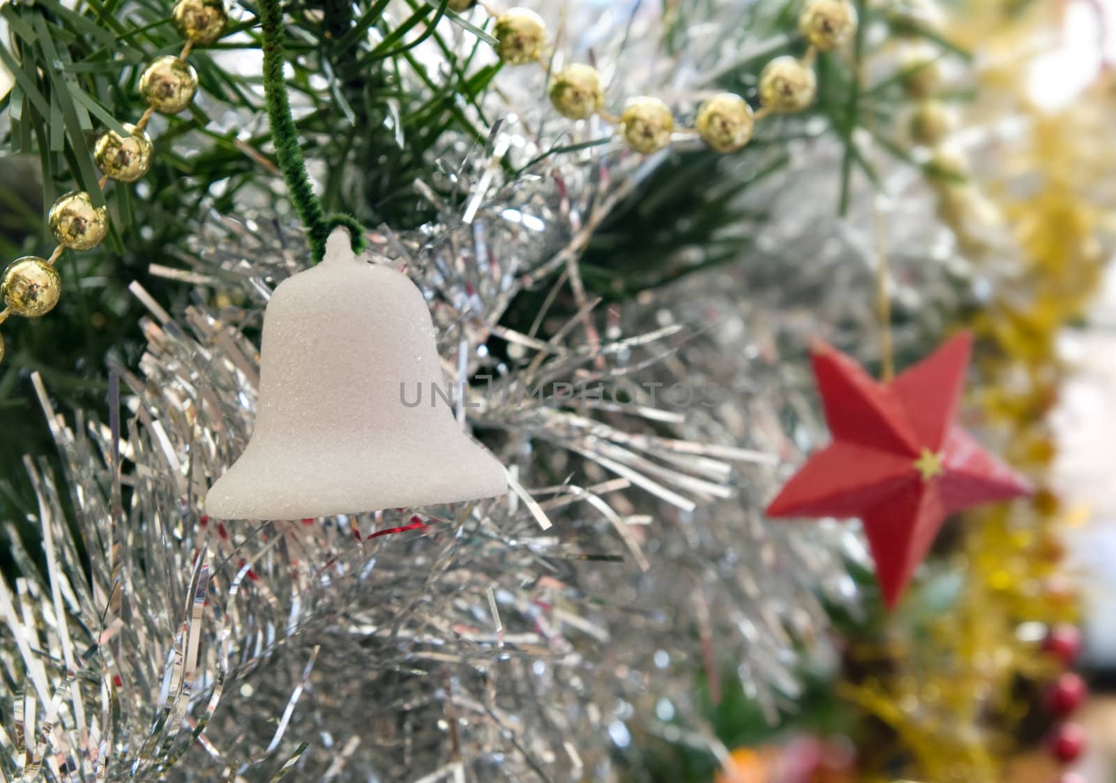bell and star christmas tree decorations