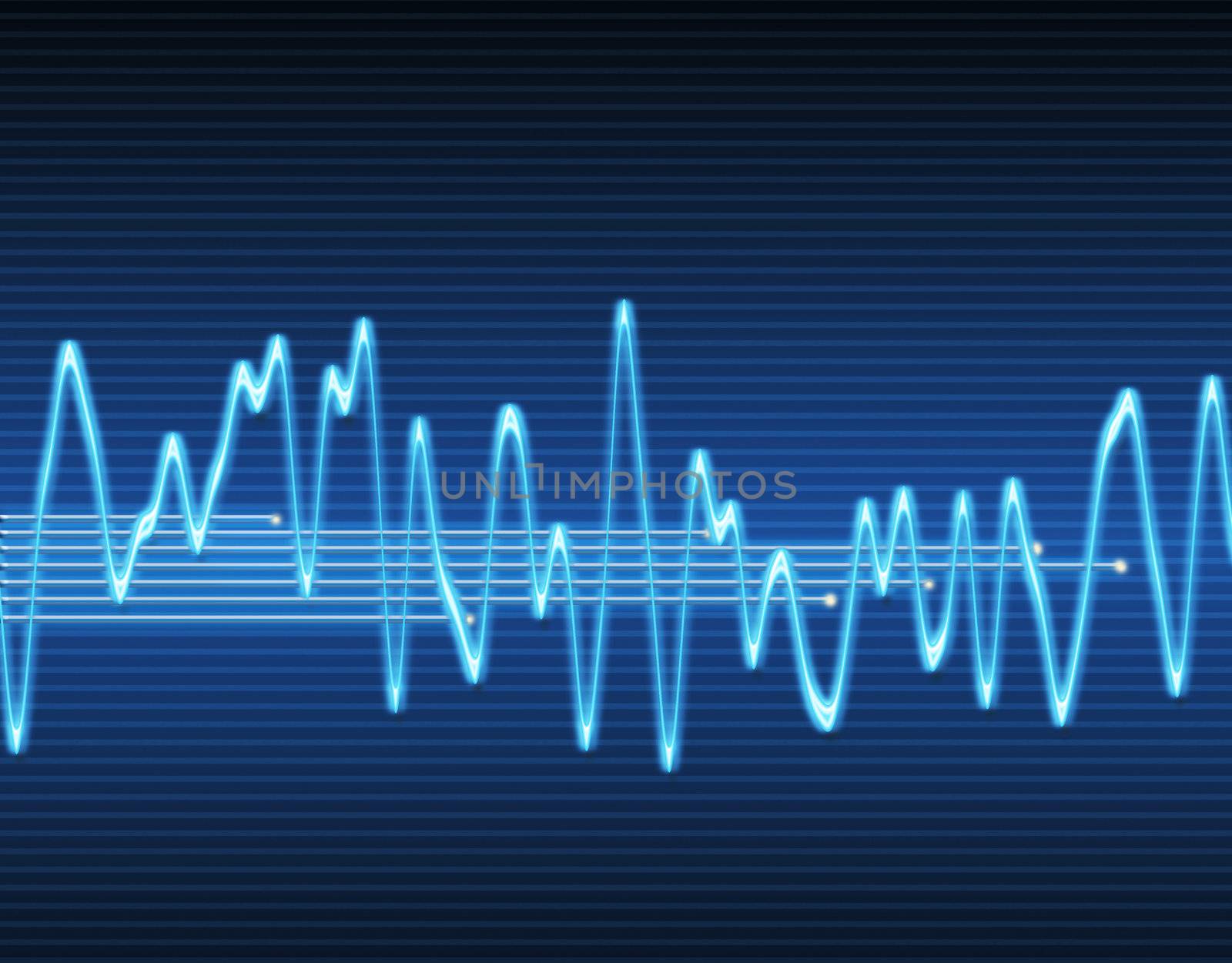 large image of an electronic sine sound or audio wave 