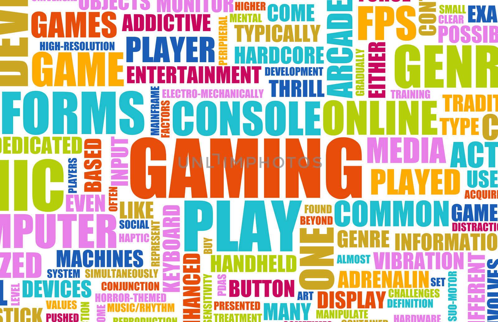 Gaming Entertainment on Console Concept as Art