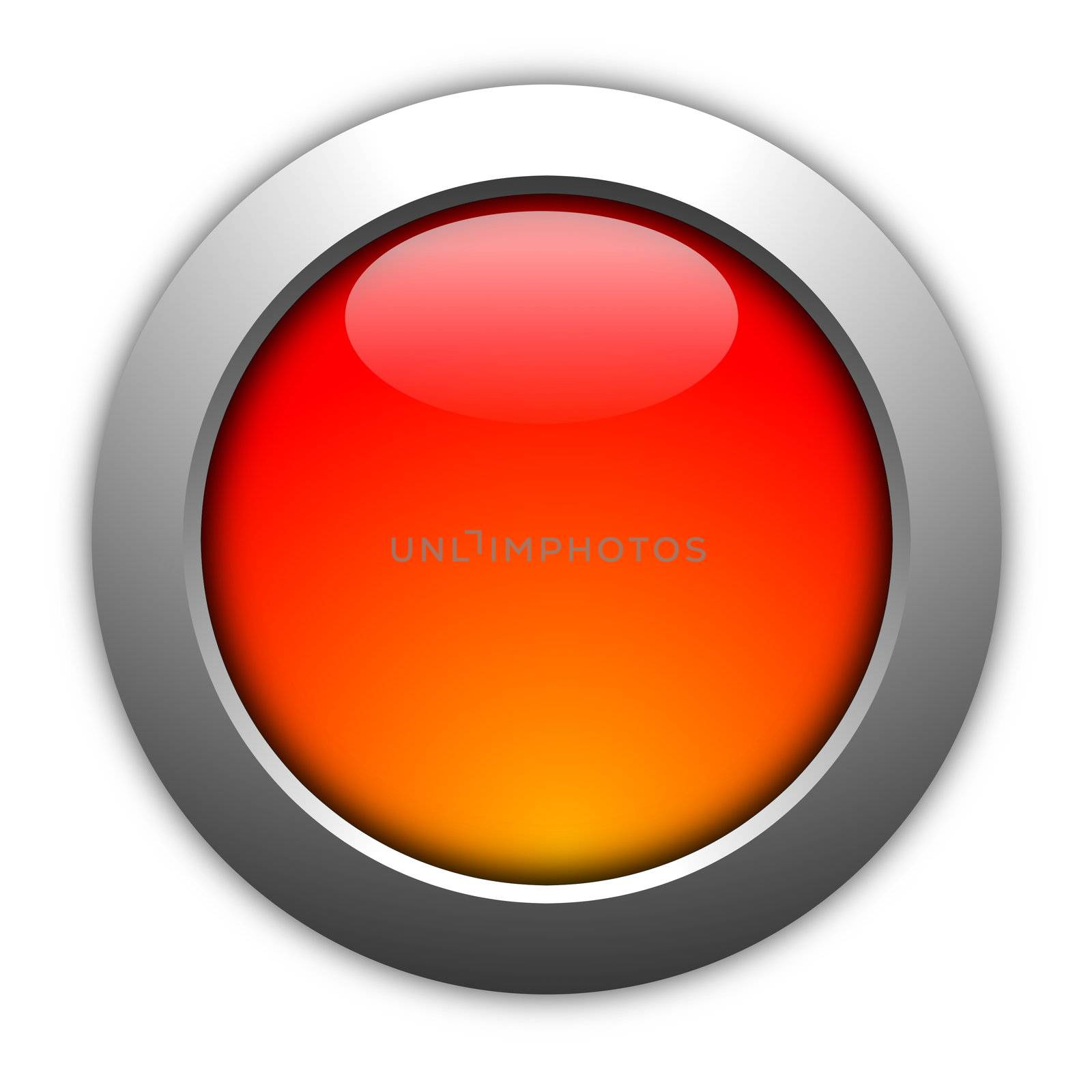 blank illustration of a button with copyspace