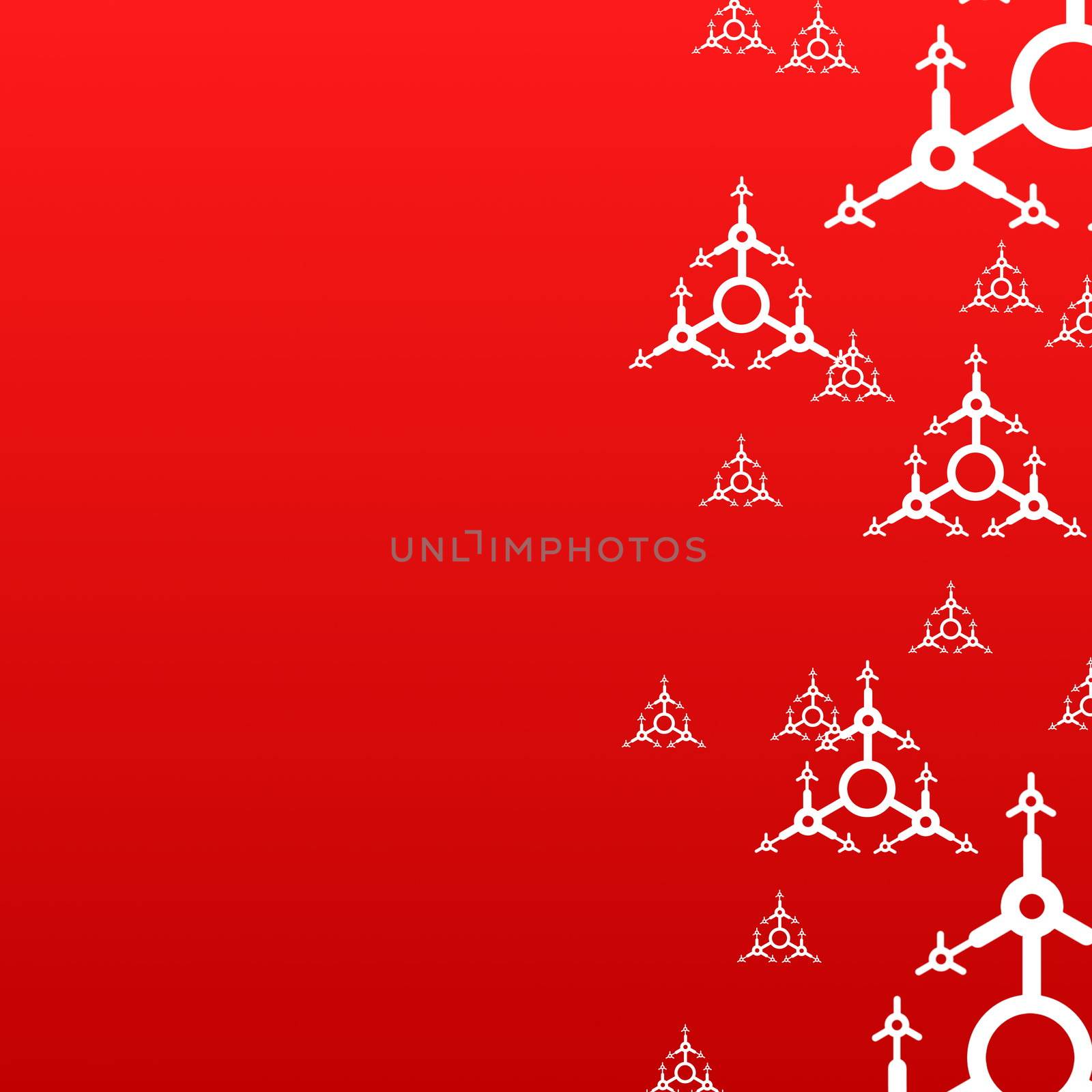 red xmas background with copyspace for text message