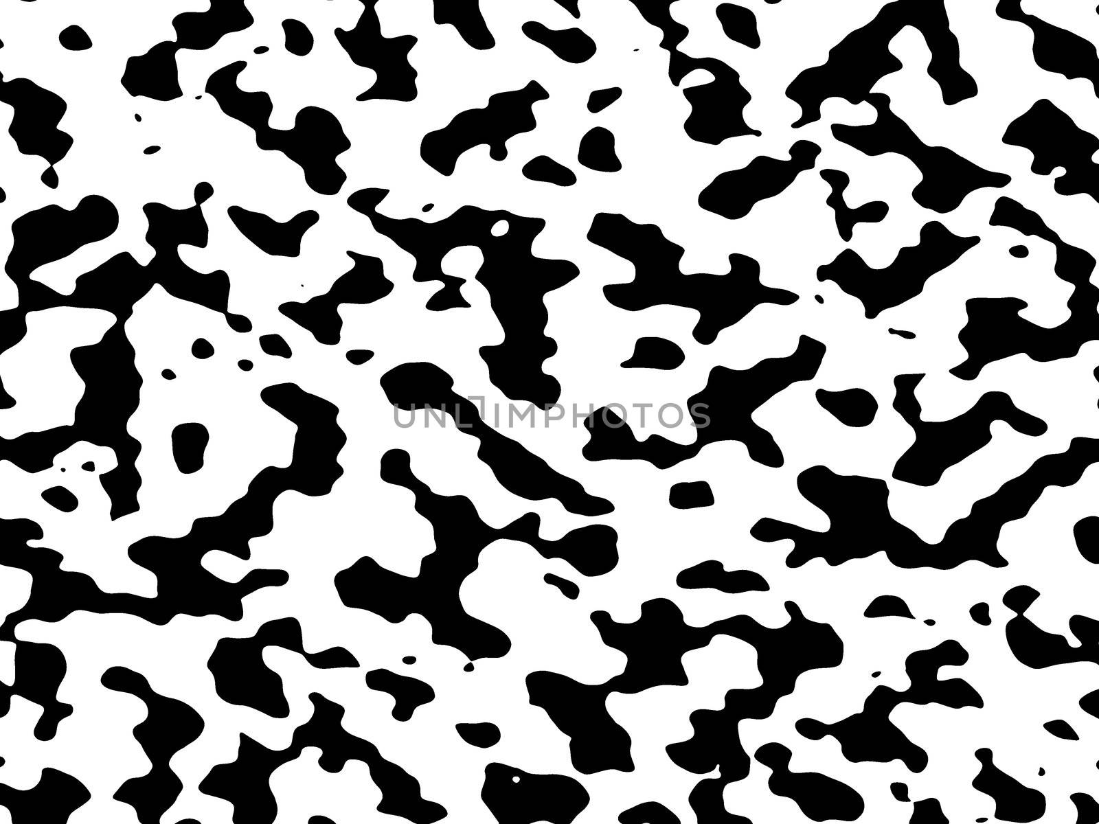 cow texture or fell in black and white as a background