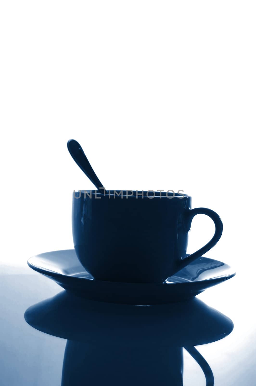 cup of coffee with copyspace for text message