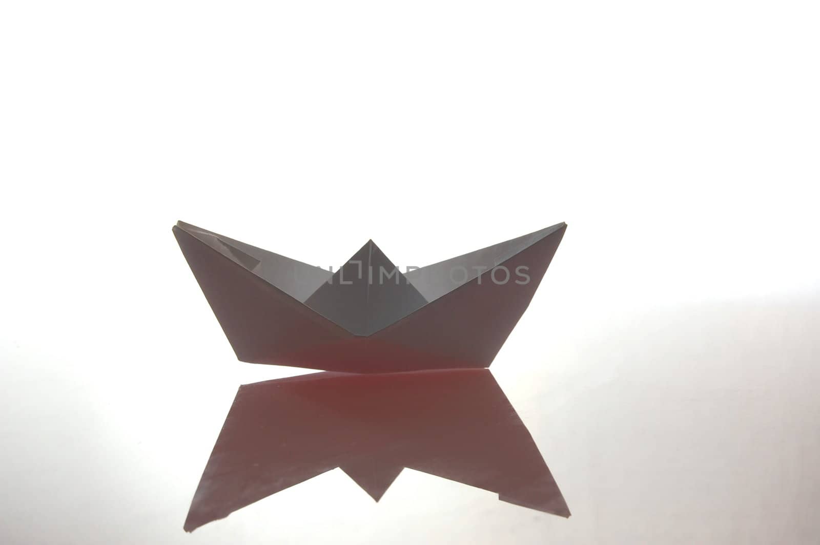 paper ship or boat showing concept for global economy