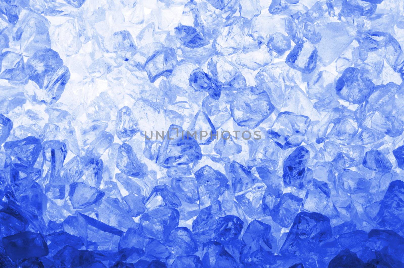 cool ice background or texture in blue with copyspace