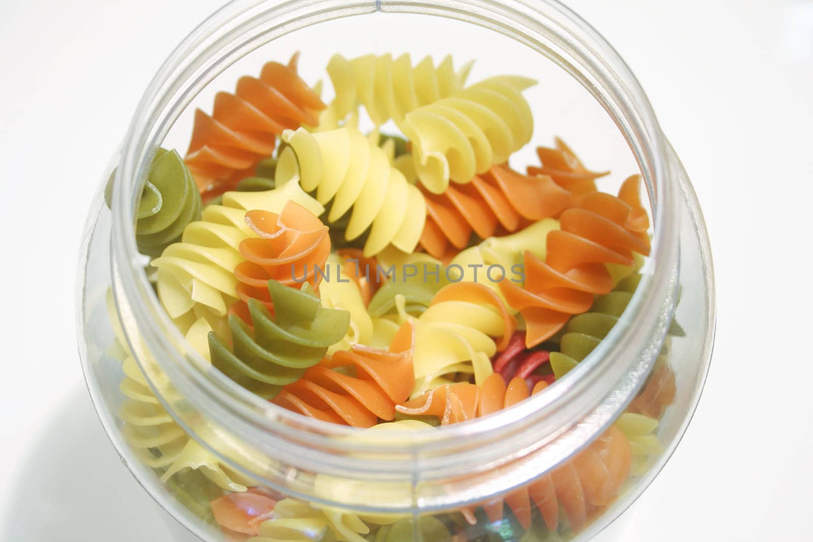 Pasta Spirals in a Jar