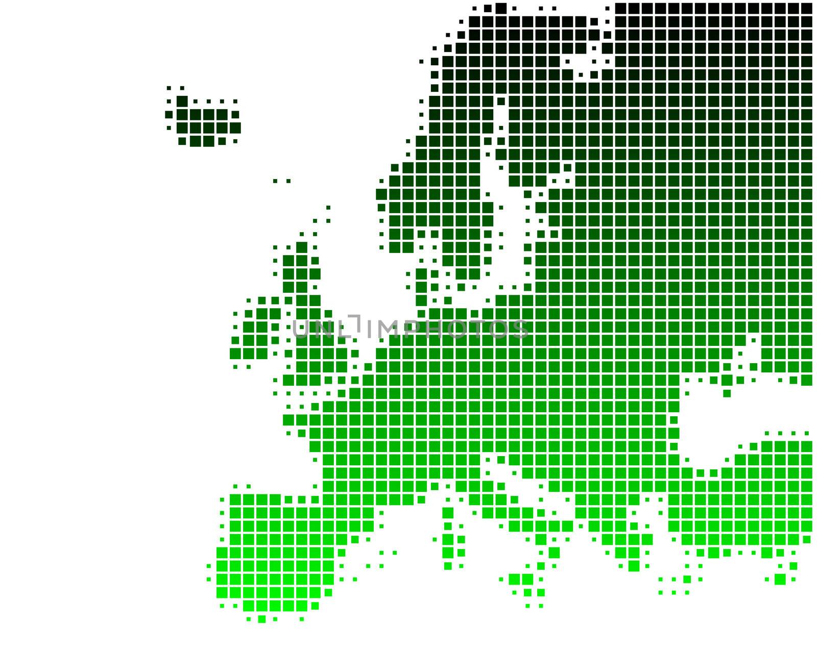 Map of Europe by rbiedermann