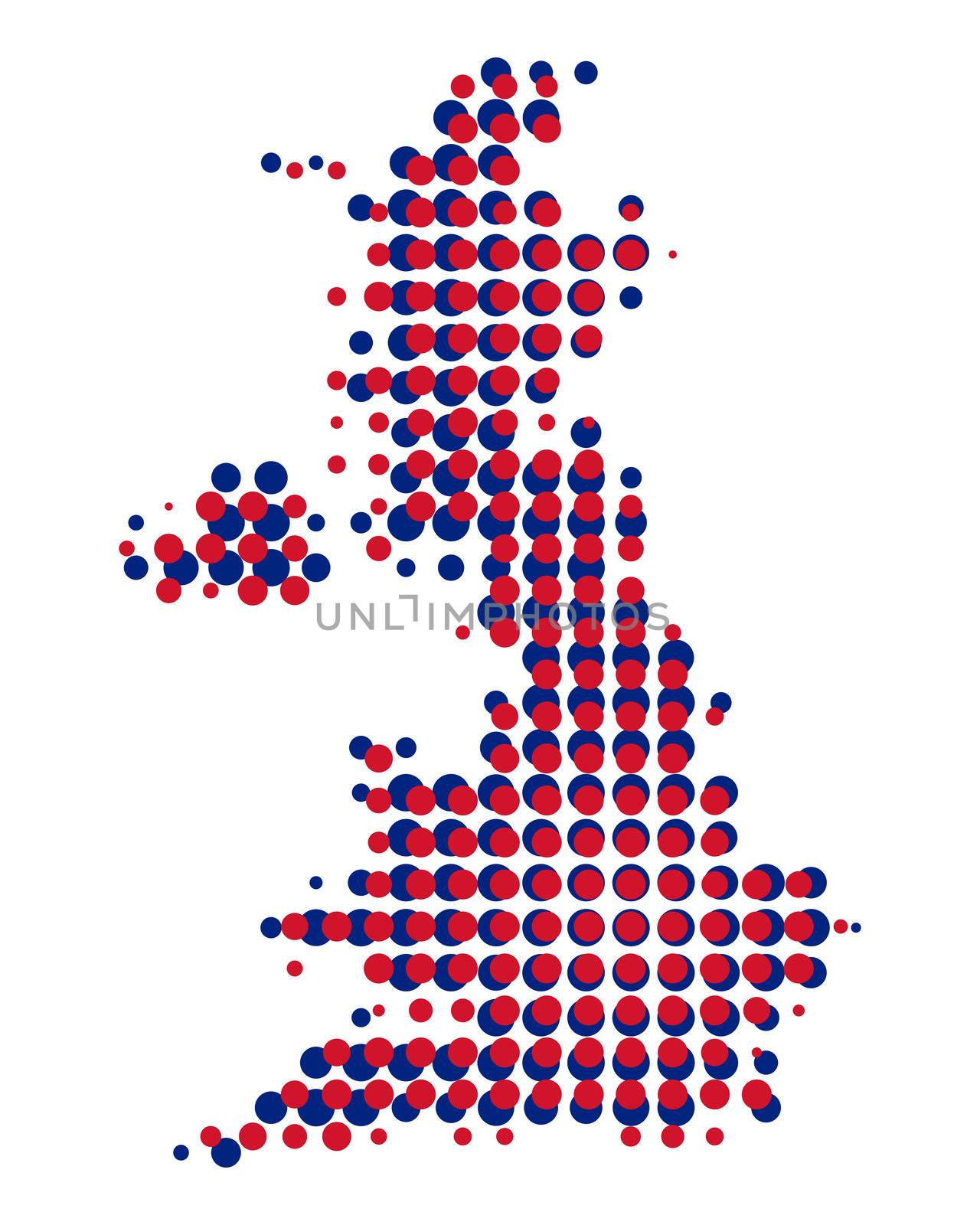 Map of Great Britain by rbiedermann