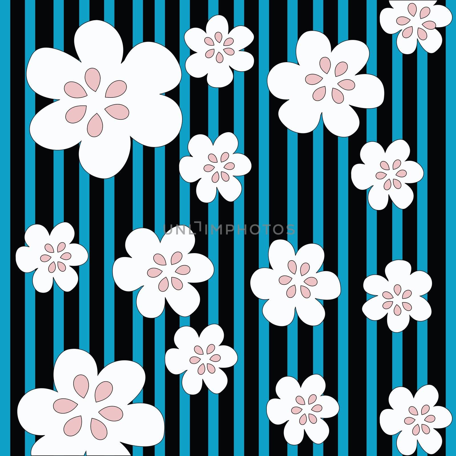 Stripes and flowers by Lirch