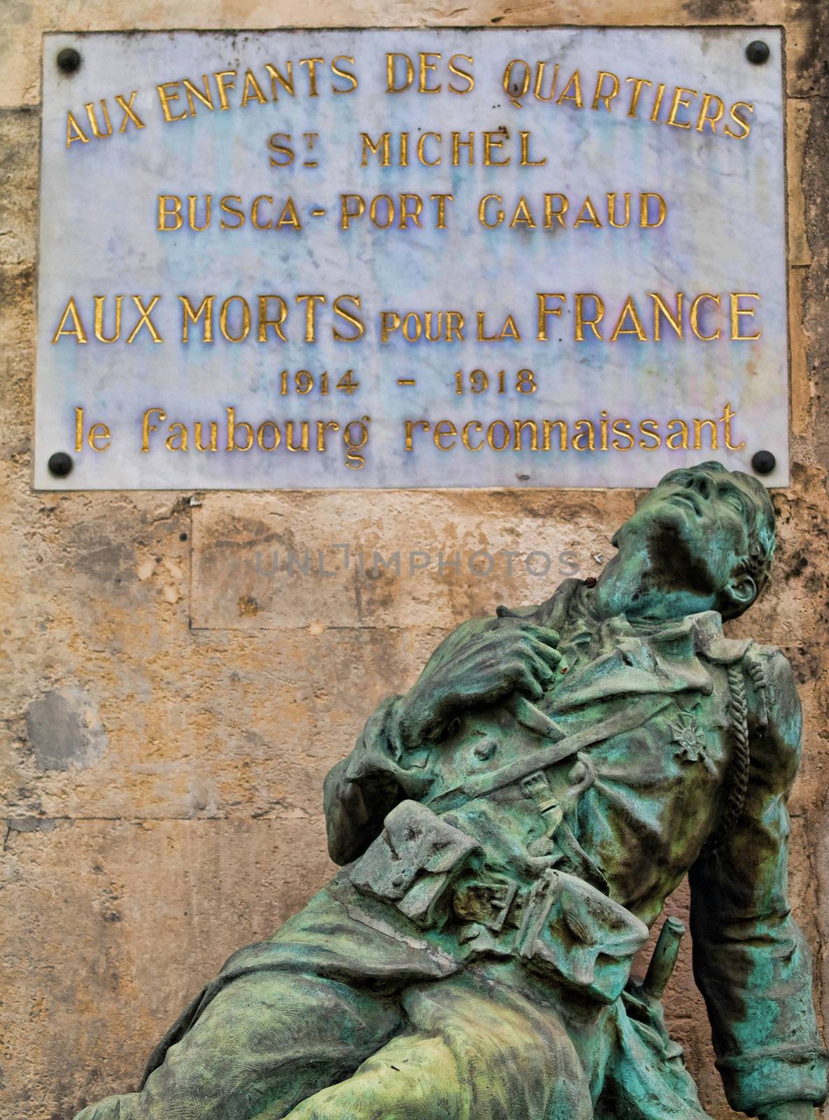 WWI memorial in France
