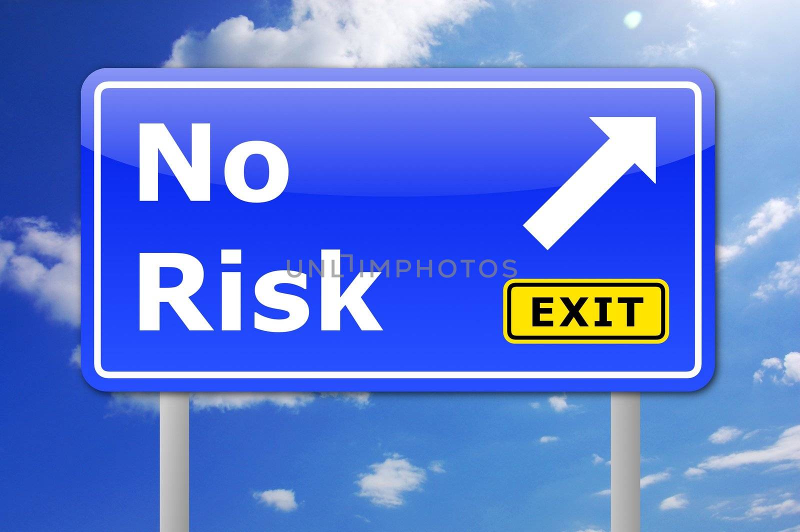 no risk concept for your financial investment