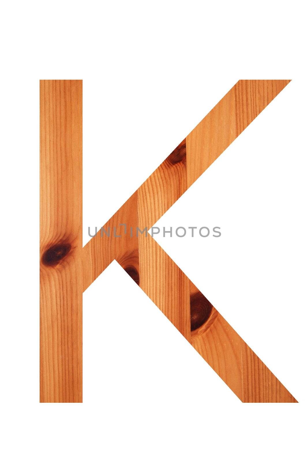 wood alphabet K by gunnar3000