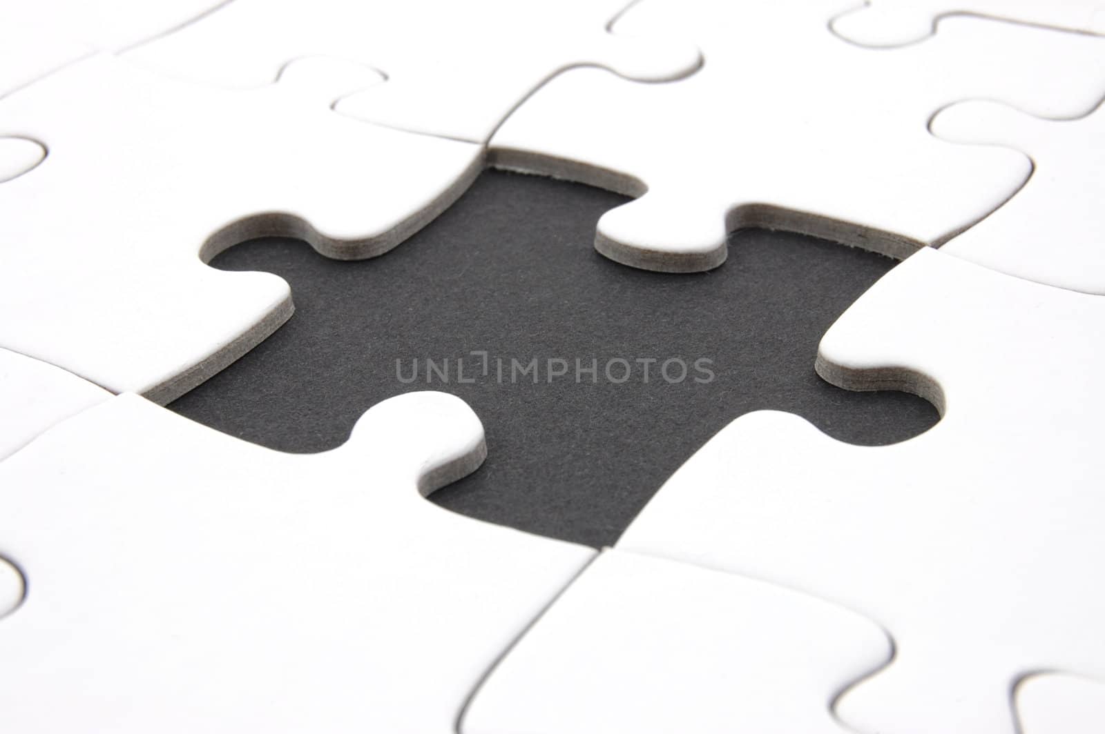 puzzle or jigsaw background with copyspace for text message