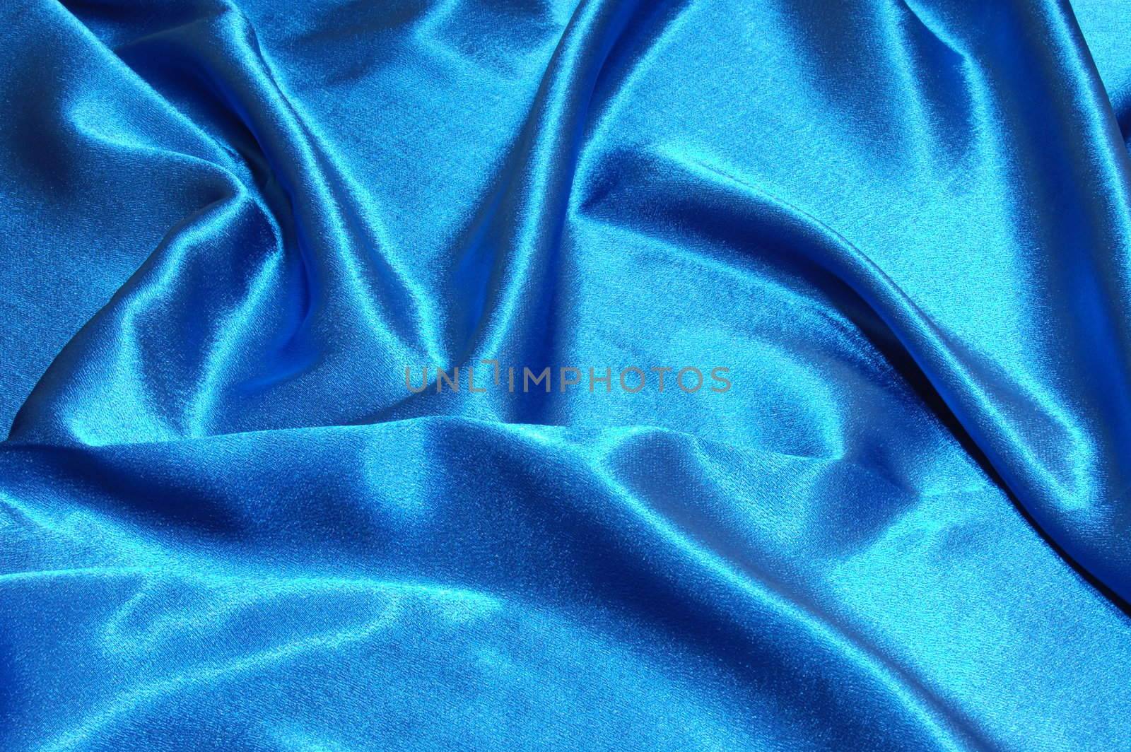 blue satin background by gunnar3000