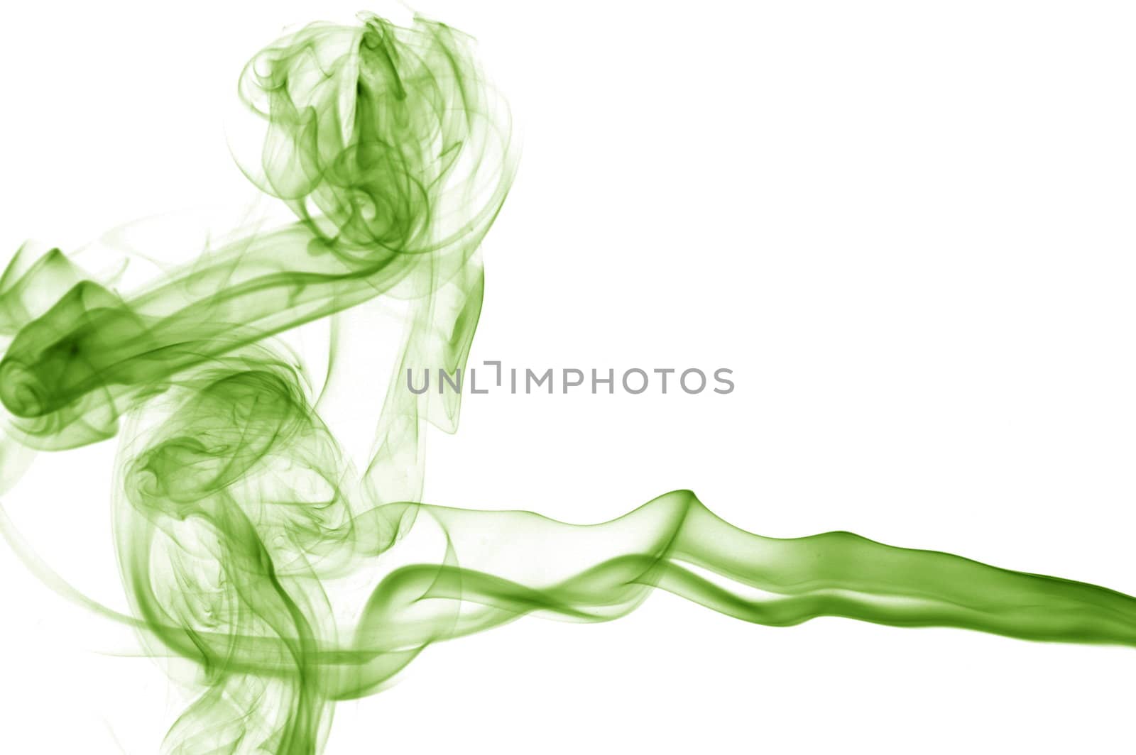 abstract smoke isolated on a white background