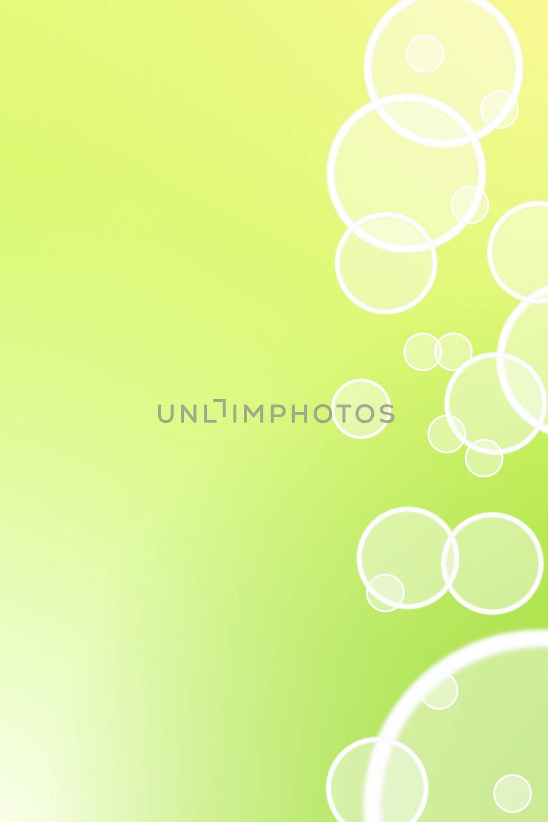 summer background with vivid green and copyspace for text message