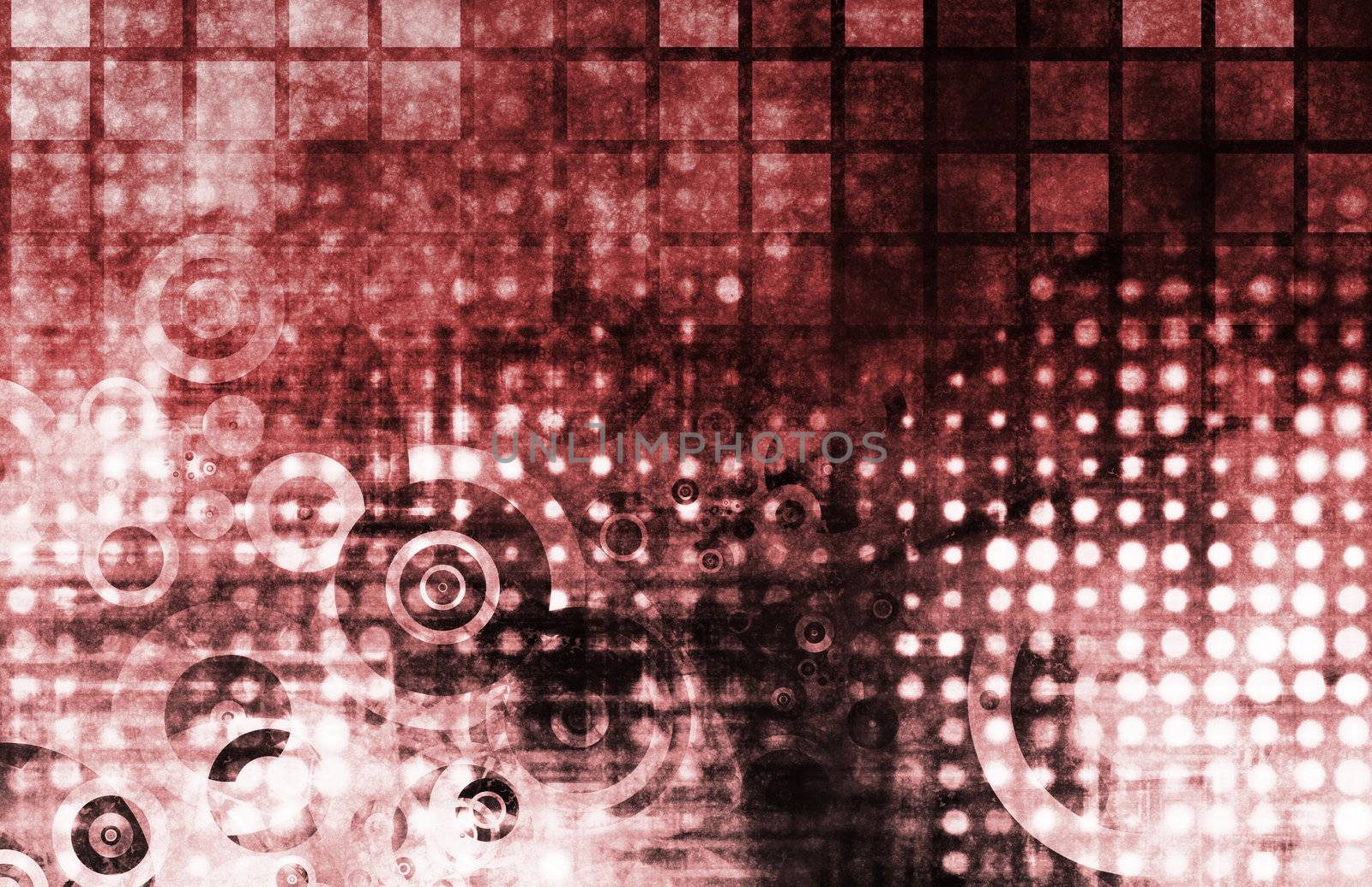 A Technology Industry Network As a Wallpaper