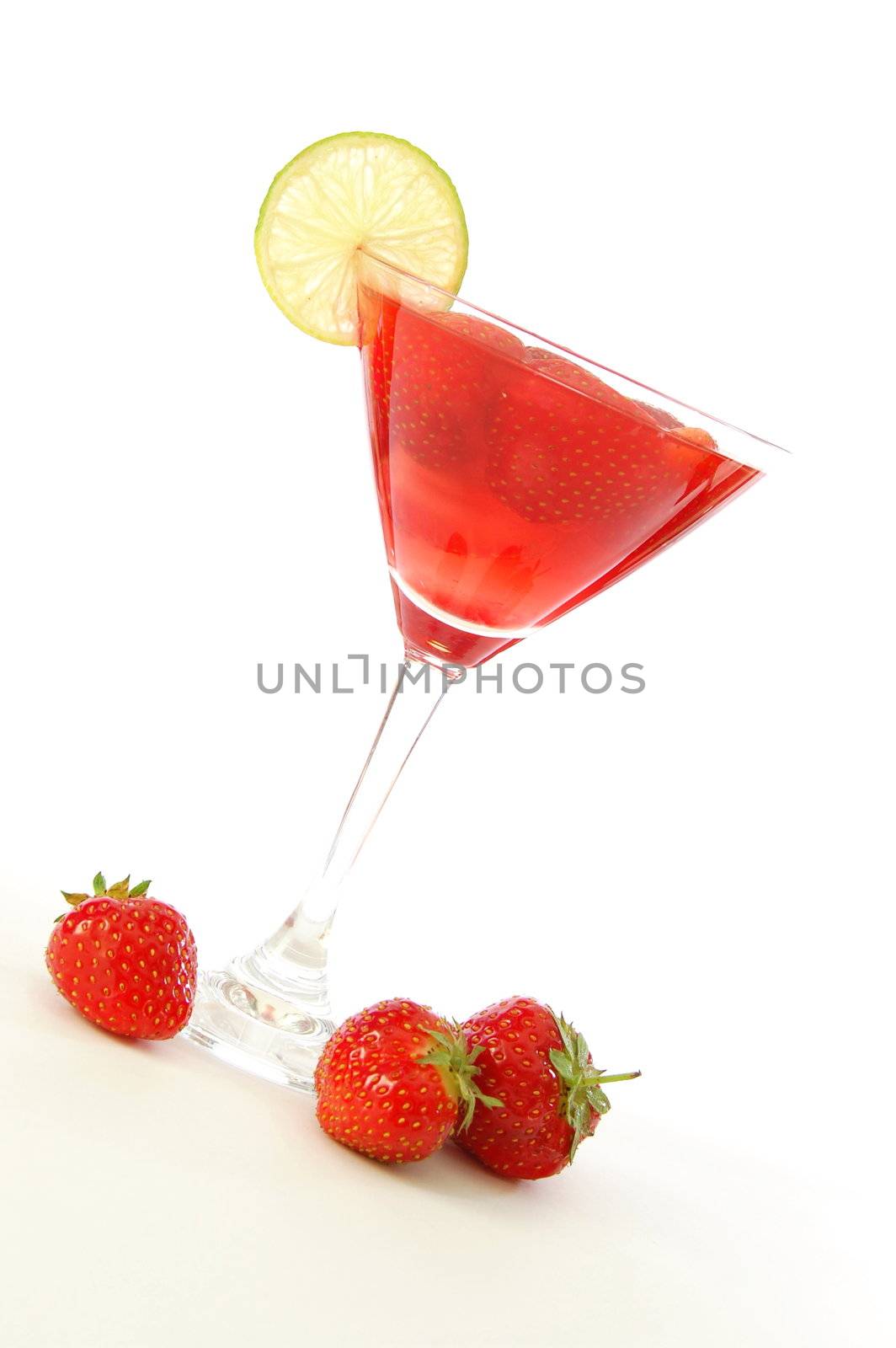 strawberry juice or cocktail by gunnar3000