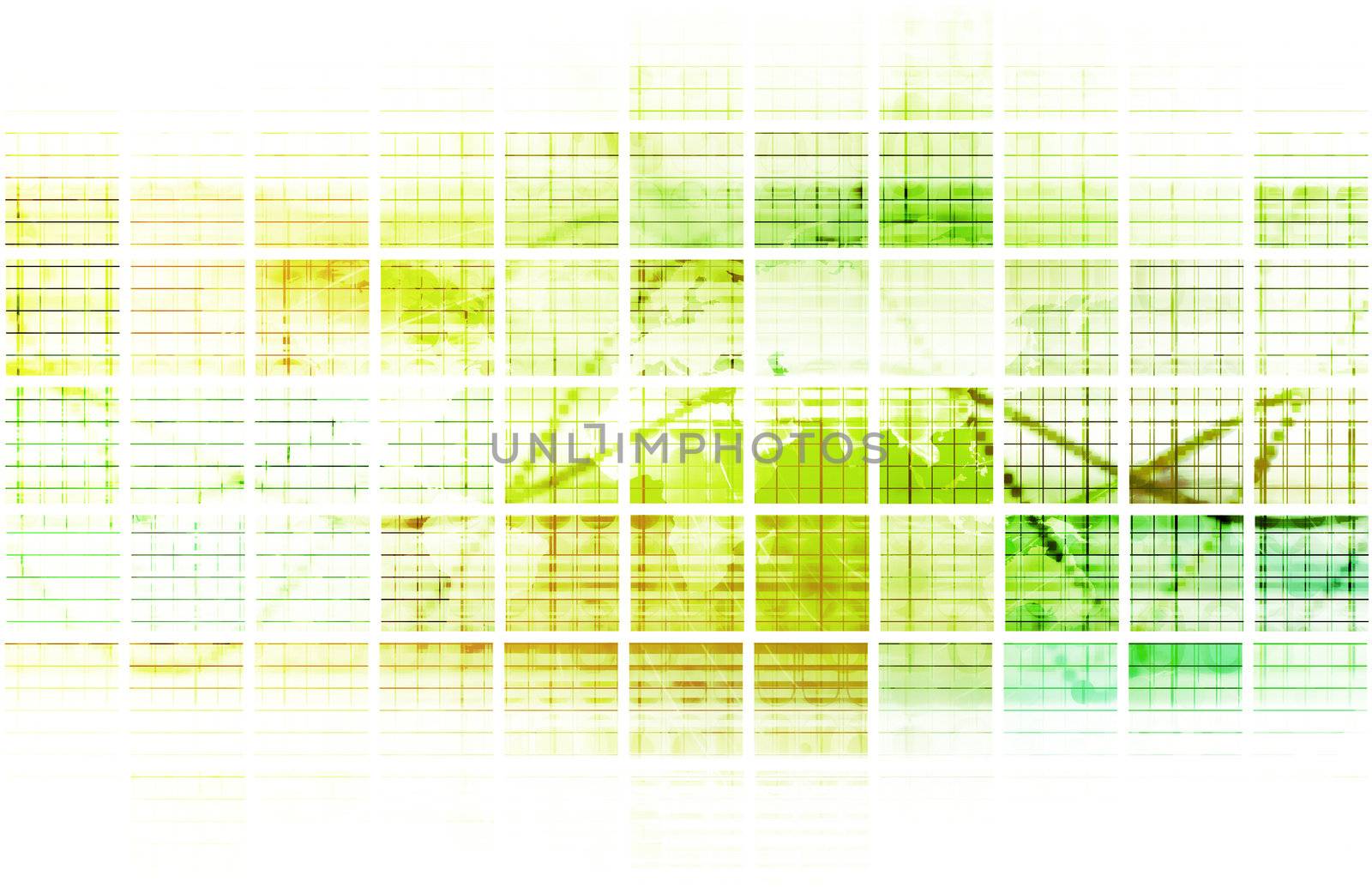 Internet Web Abstract on a Digital Background