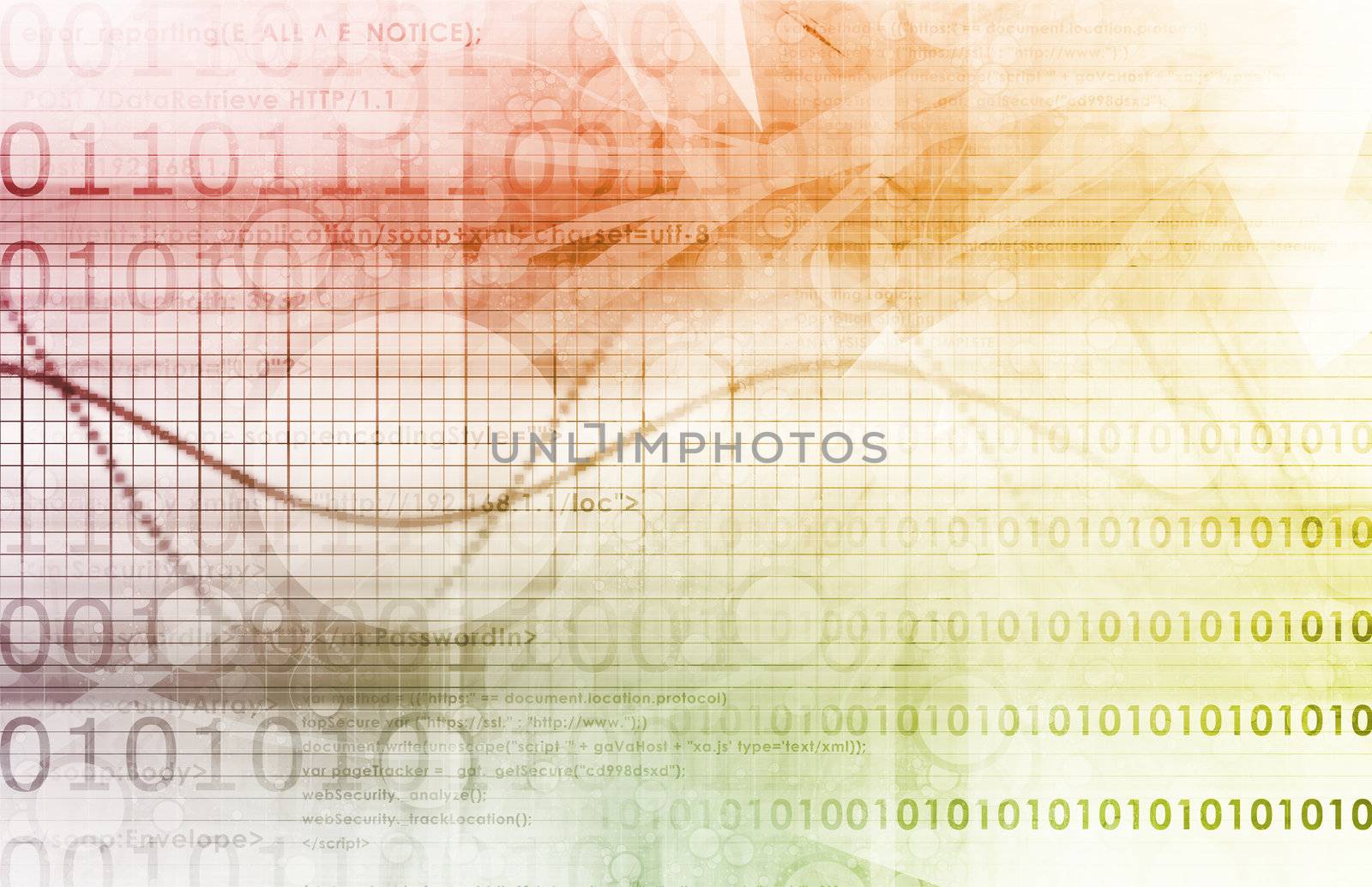 Business Abstract Technology as a Background Art