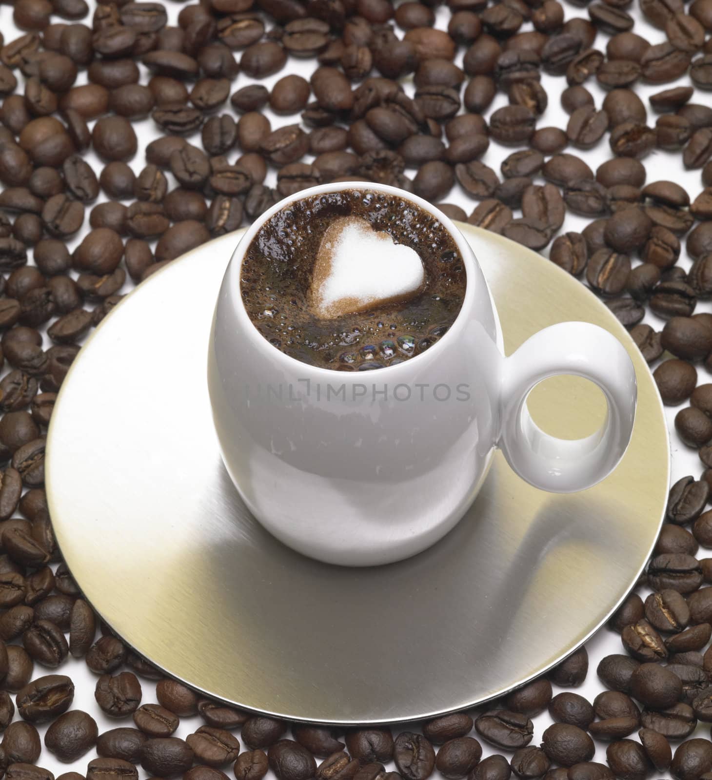 cup of coffee with sugar