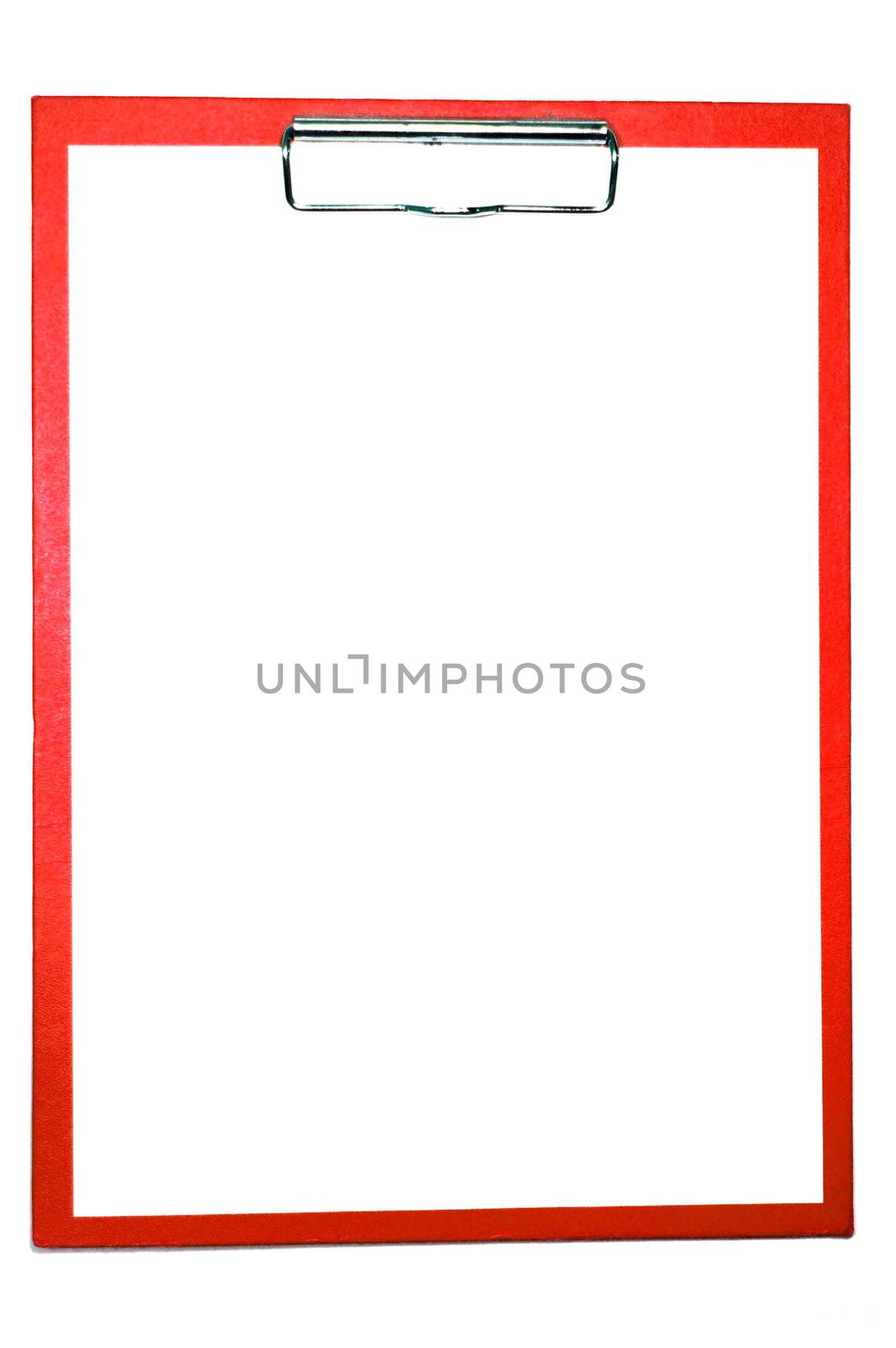 clipboard isolated on white with empty space for text message