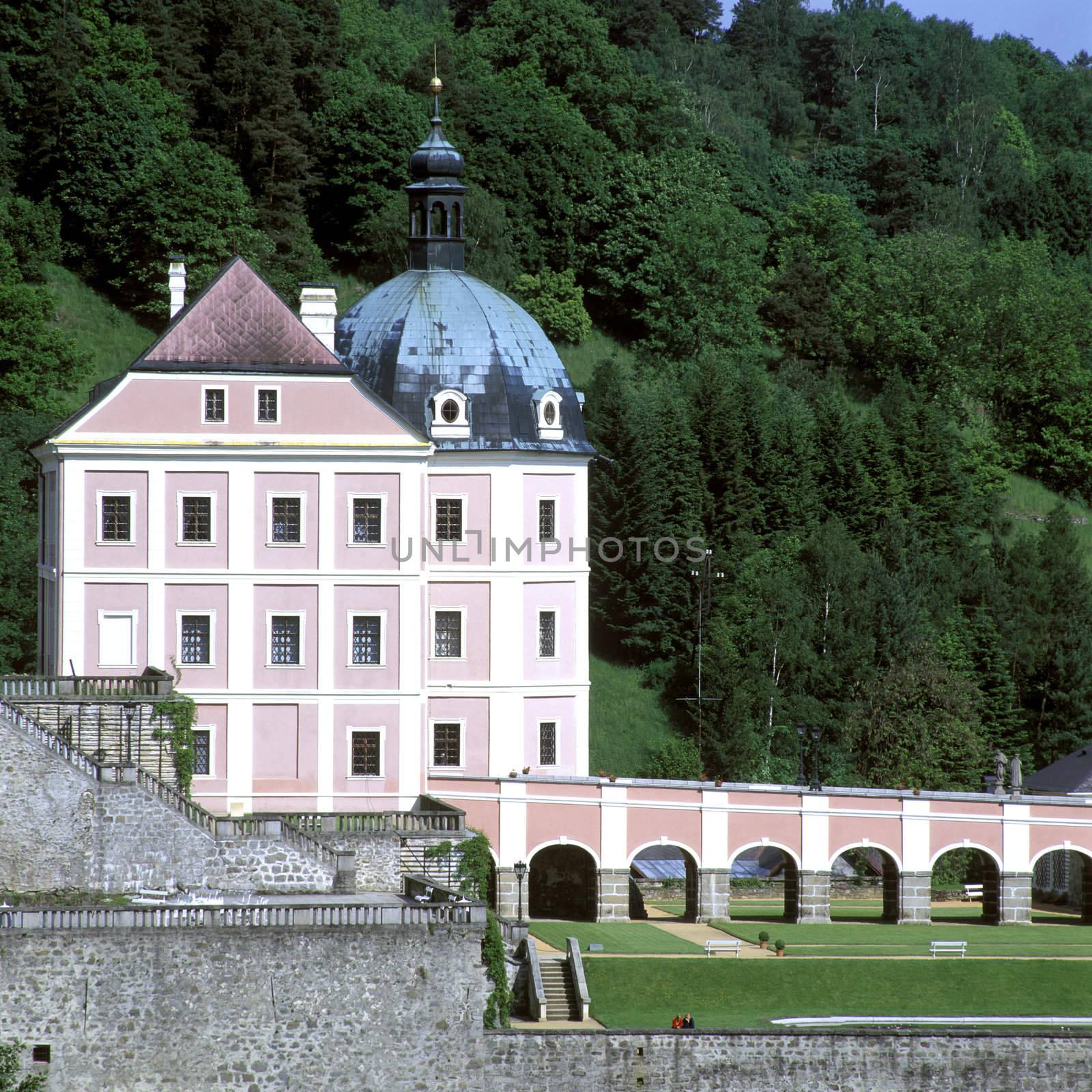 castle and chateau Becov nad Teplou, Czech Republic by phbcz