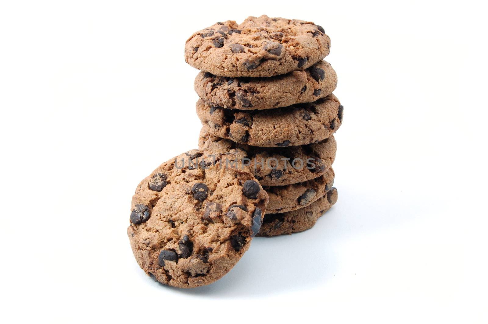 sweet cookies isolated on a white background