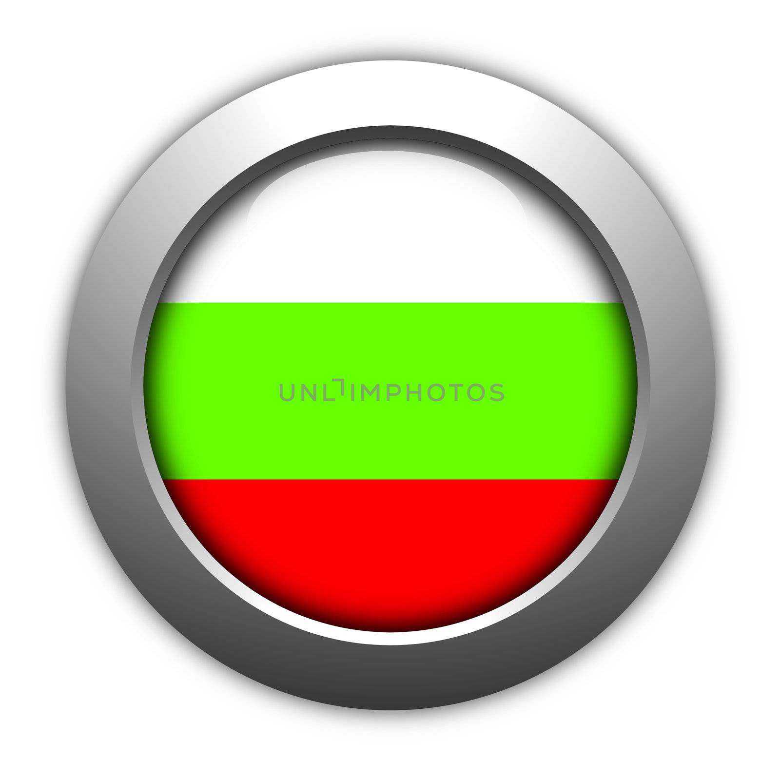 bulgaria button flag sign or badge for website