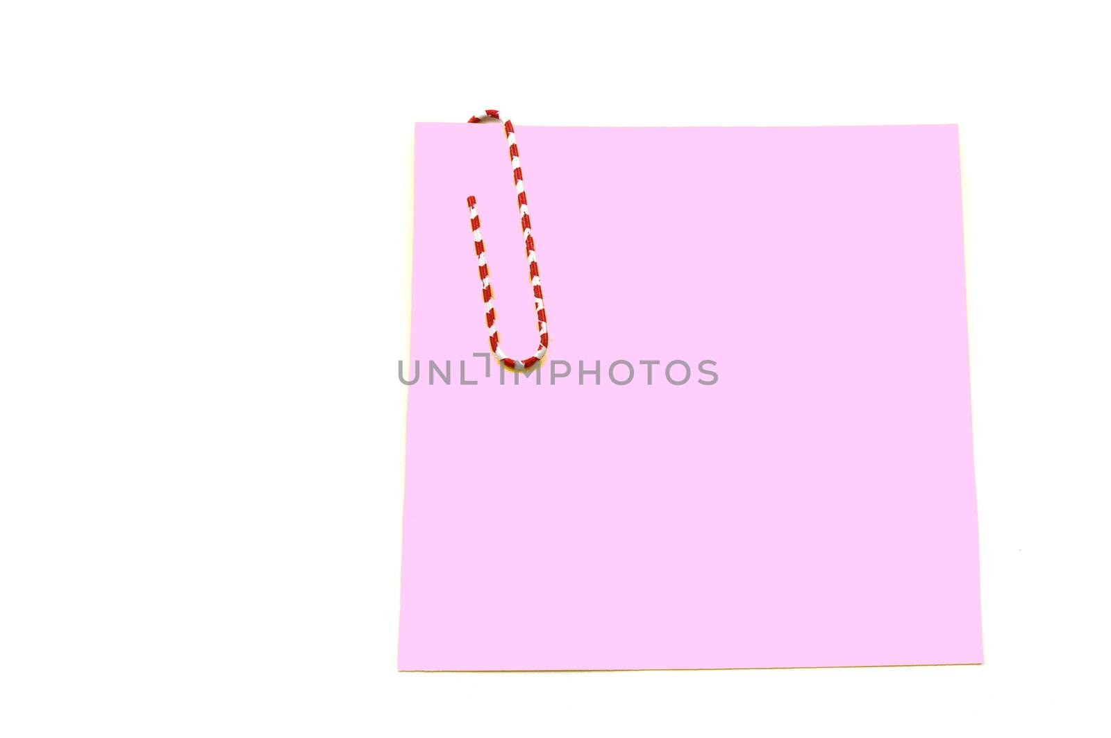 note paper isolated on a white background