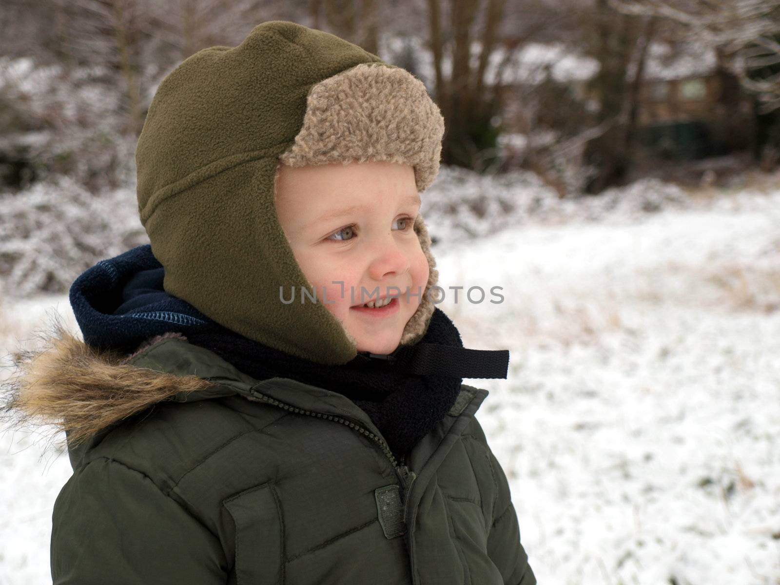 boy in winter