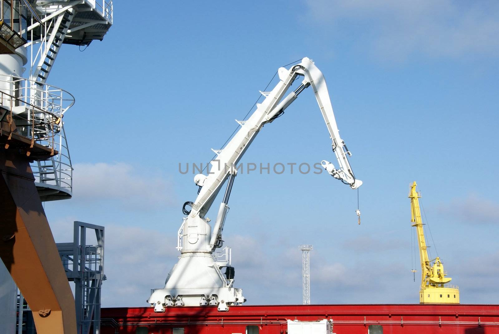 The ship crane by andrei_kolyvanov