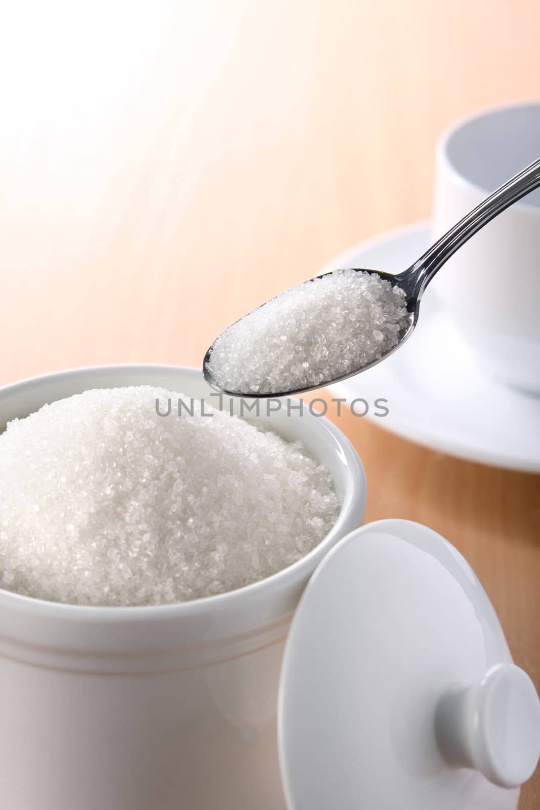 White sugar by photosoup