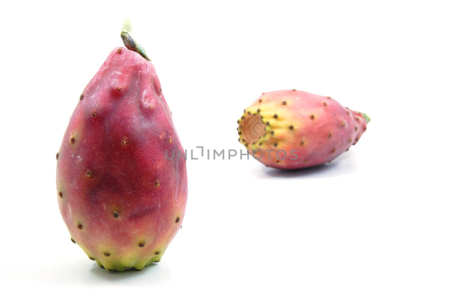 Dragon fruit isolated on a white background.